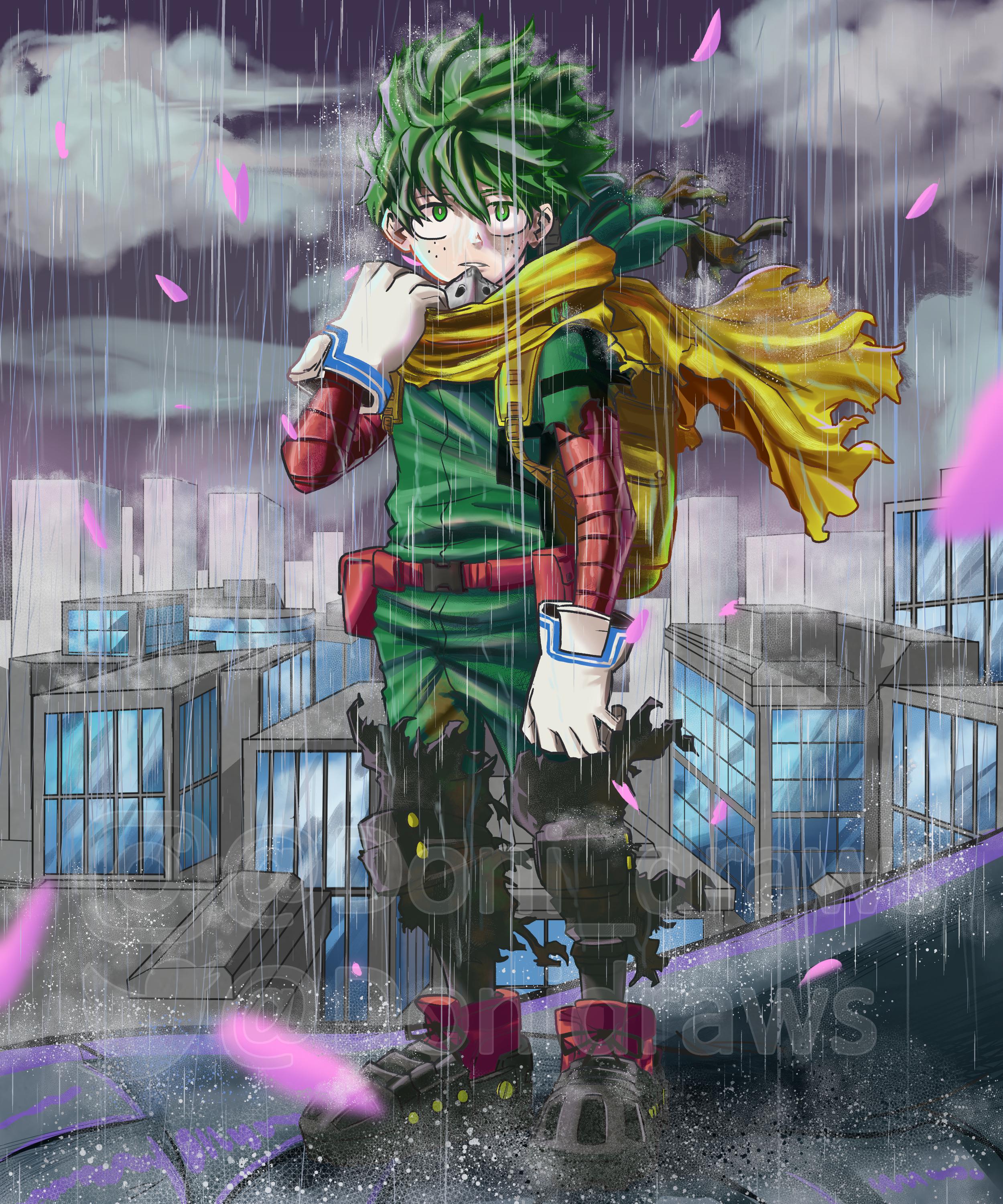 Vigilante Deku fan art by me. r/BokuNoHeroAcademia