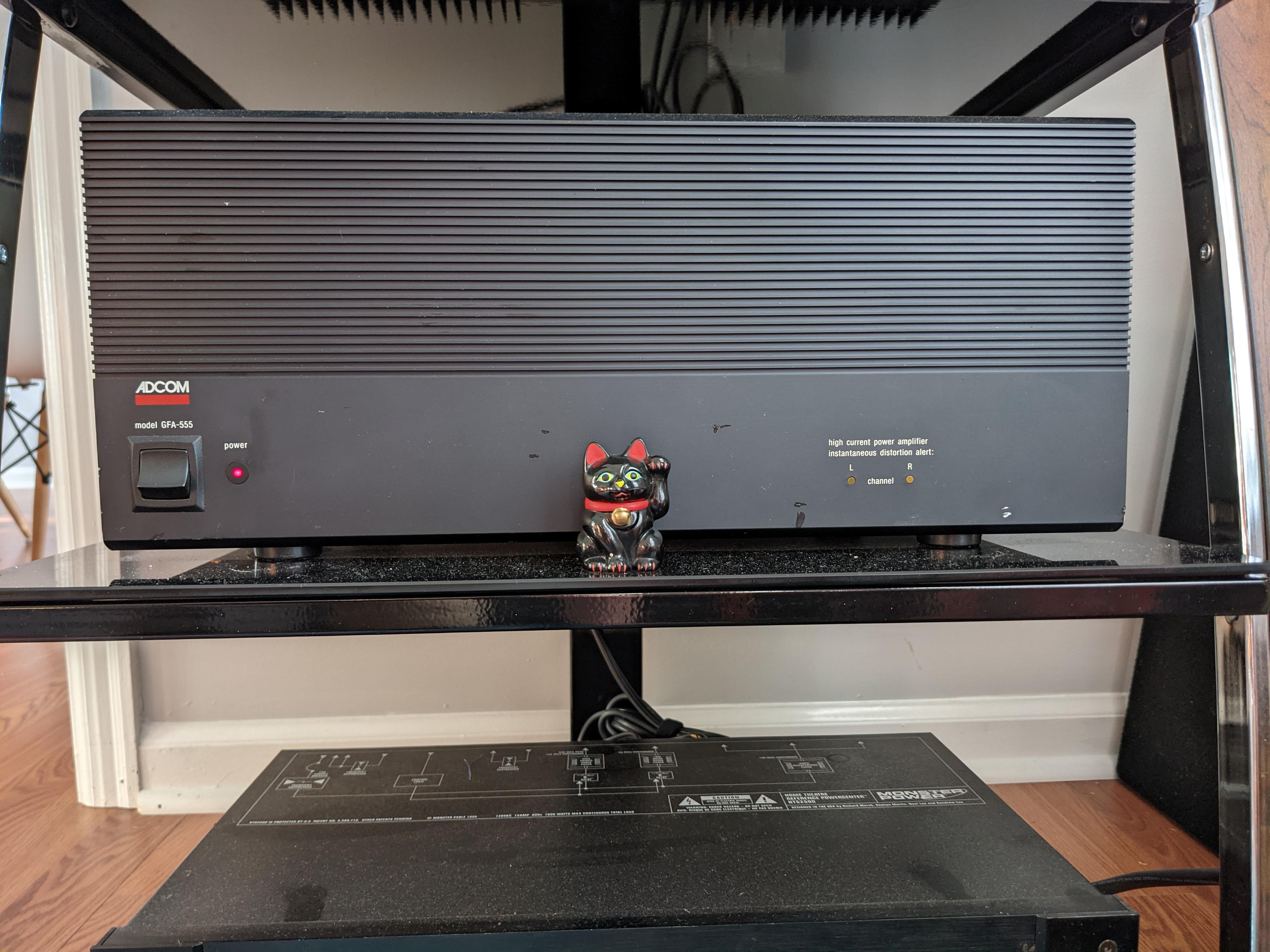 When you are running a 30yearold power amplifier, you need all the