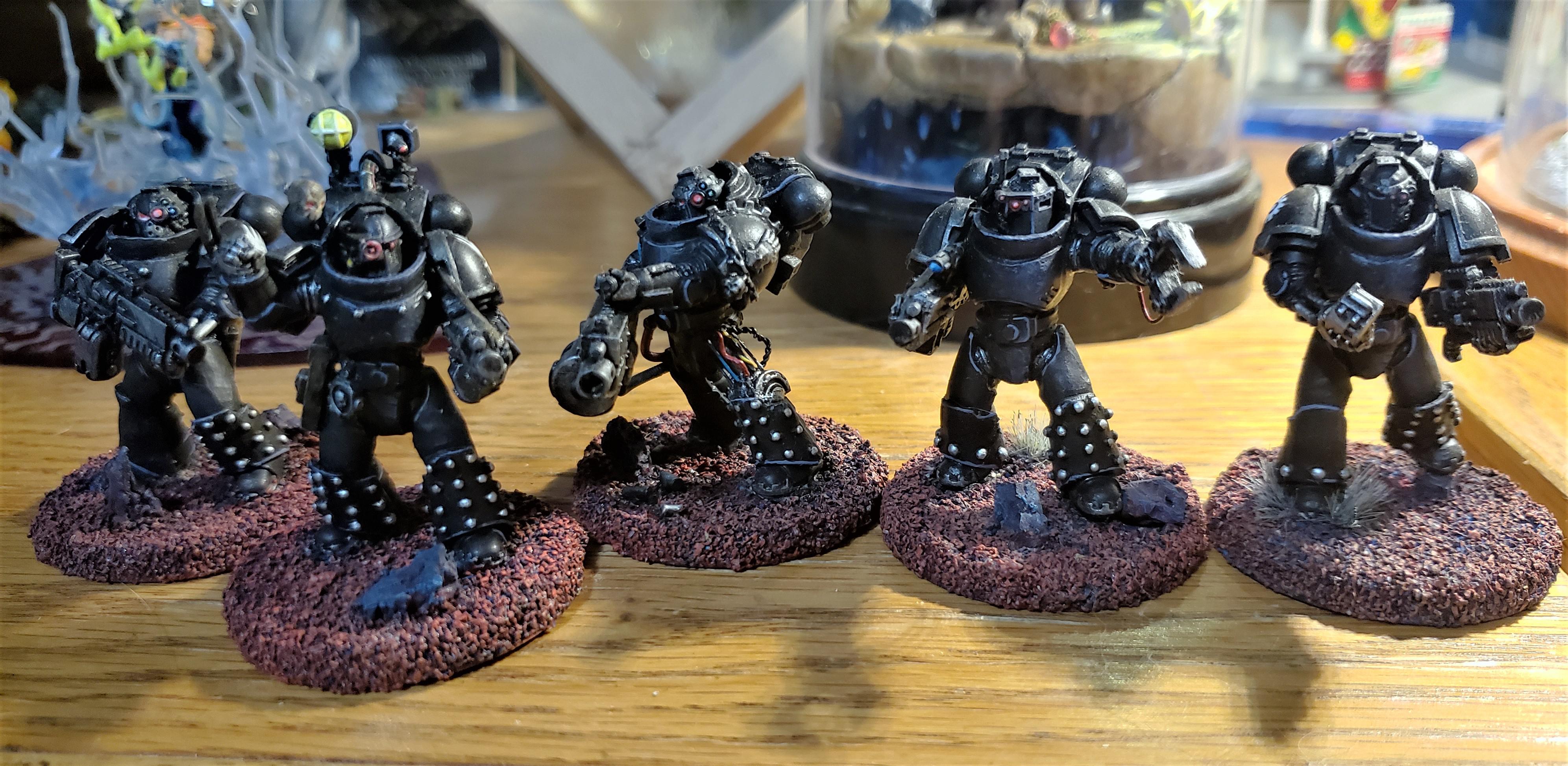 True Scale Heavy Intercessors Iron Hands Heresy Armor for KillTeam