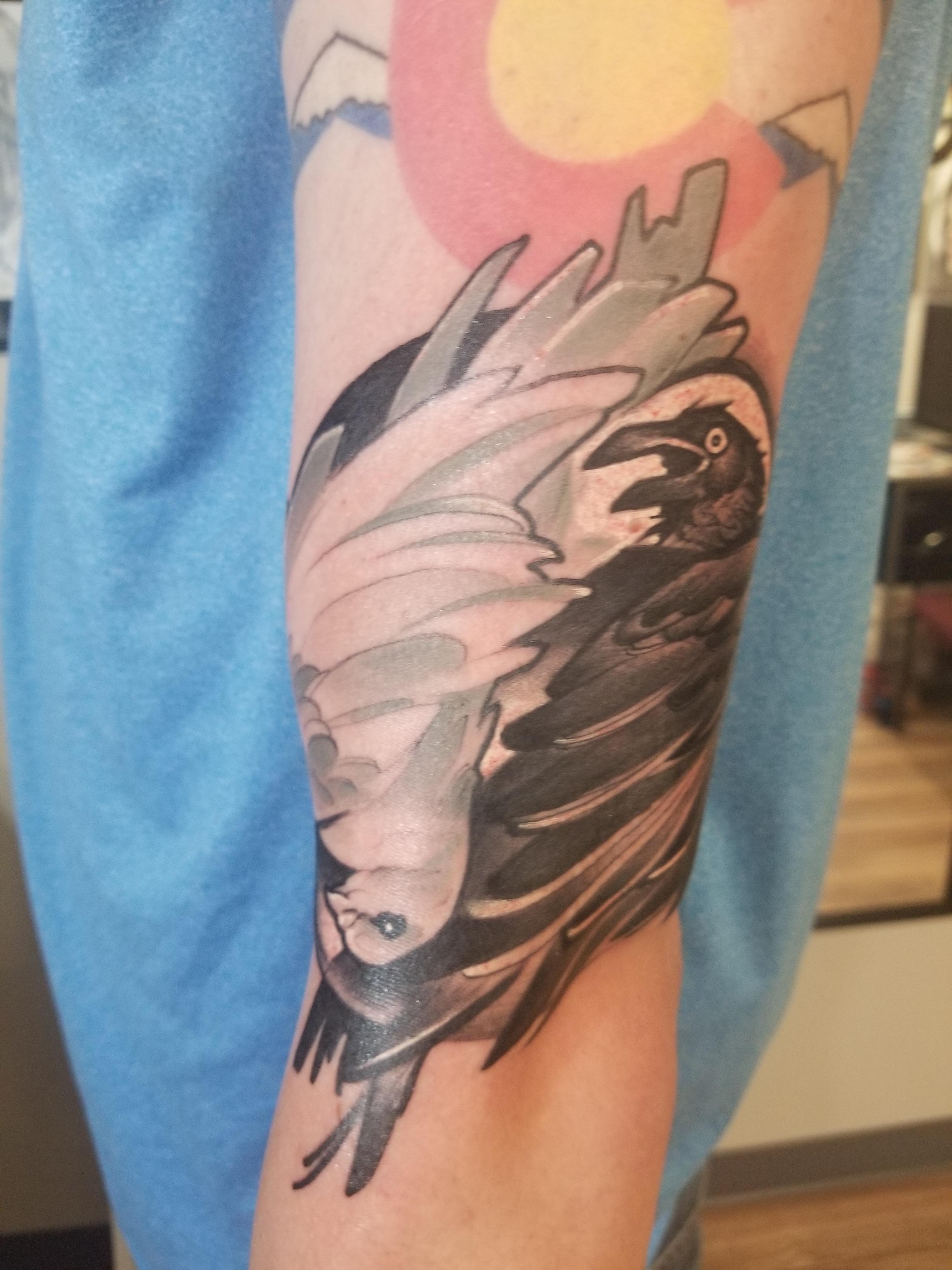 Yin and yang. Coven Tattoo, Broomfield CO tattoo