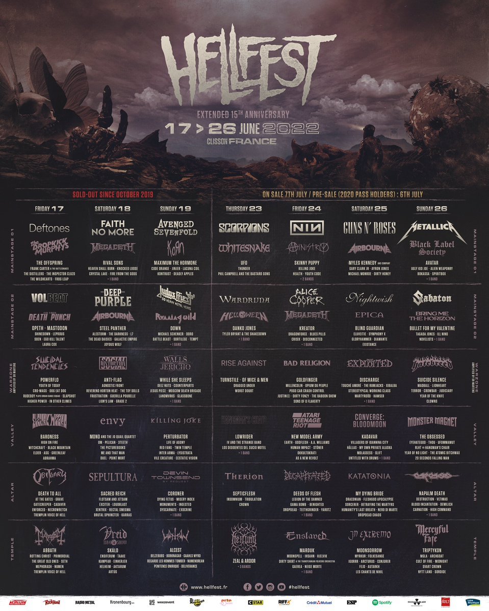 download festival germany 2023 lineup Hellfest 2022 downloadfestival
