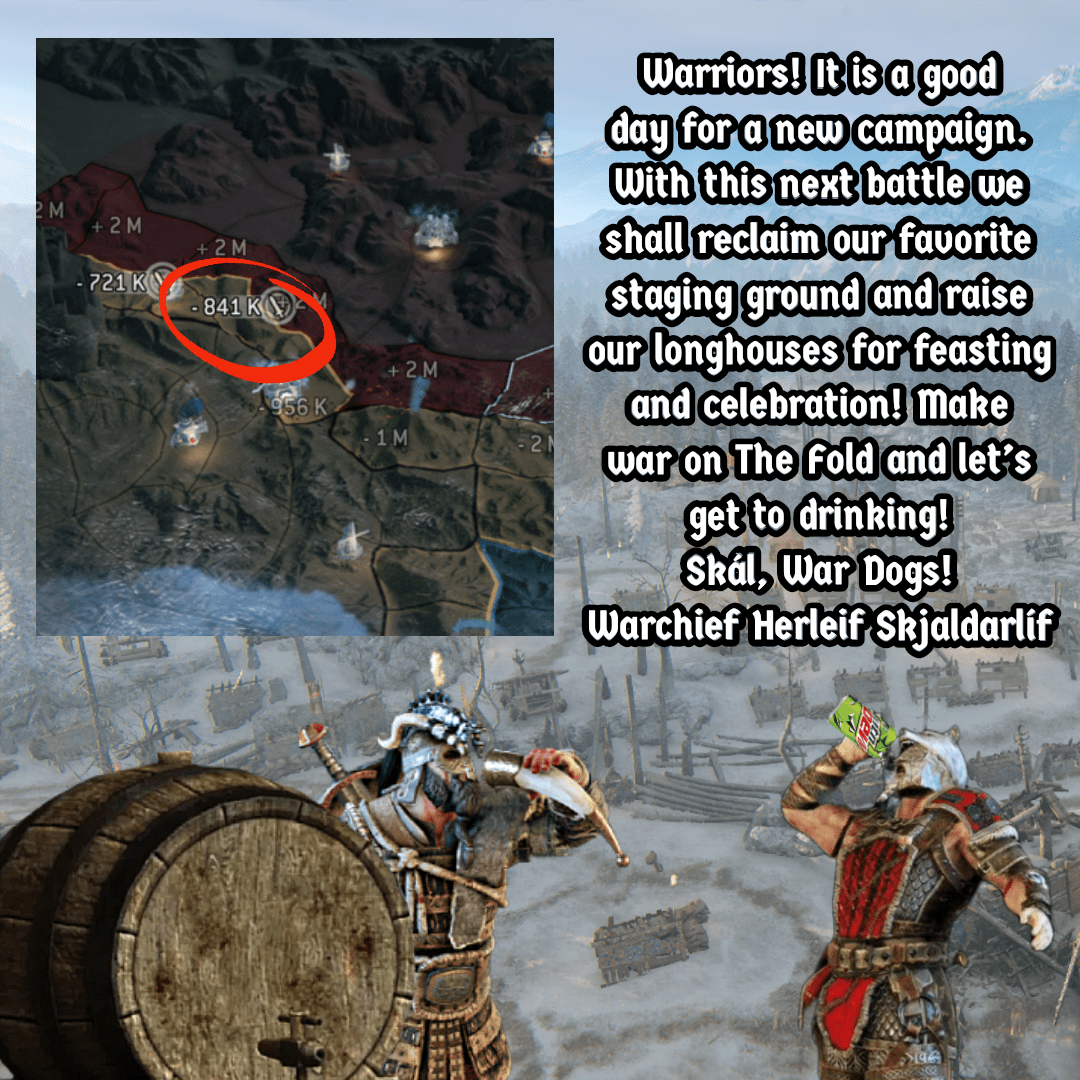 Battle 2 Brewing War r/ForHonorWarborn