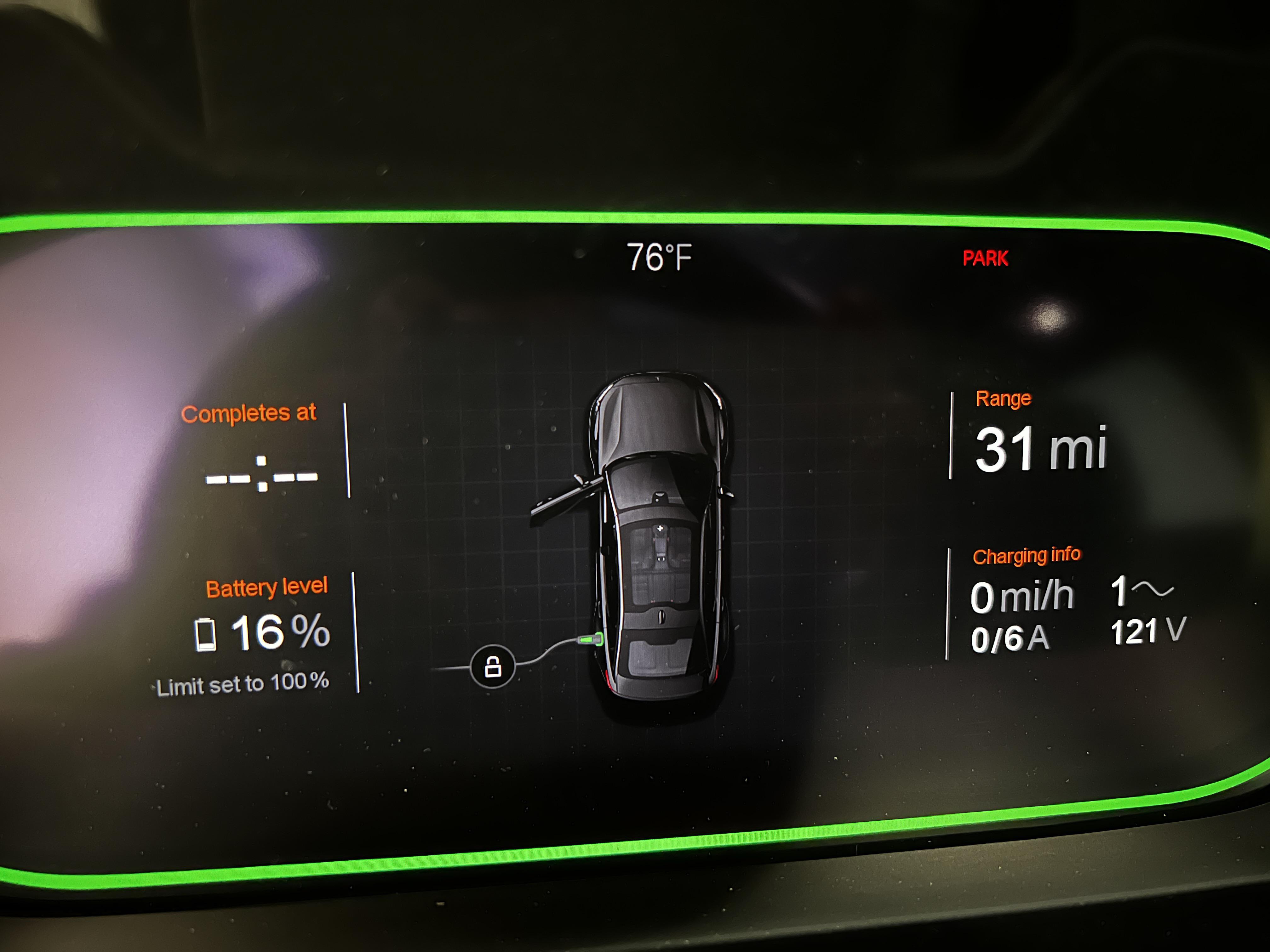 Car not charging r/Polestar