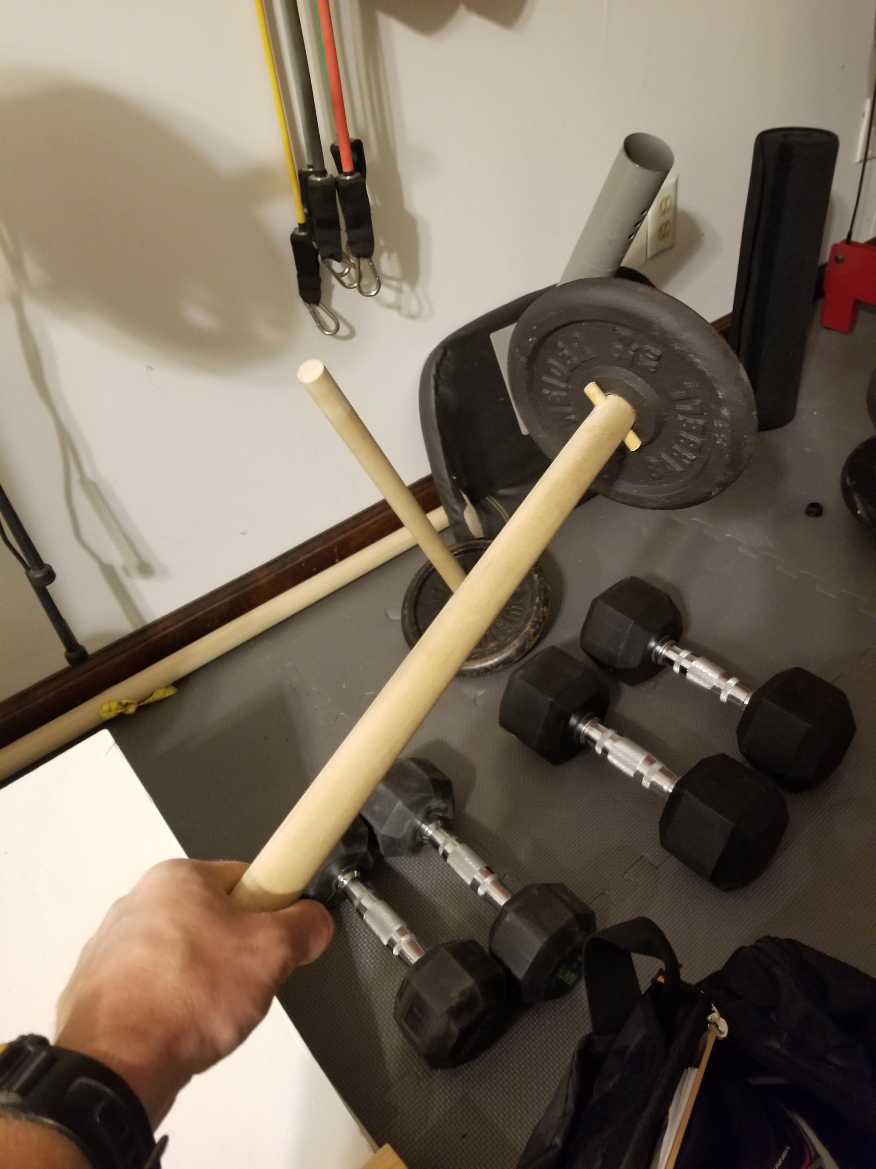 I made some weighted hammers to train the wrists and forearms. Anyone