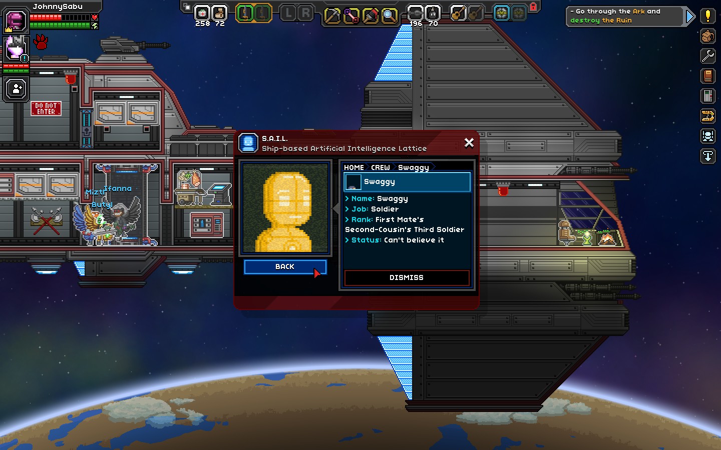 Starbound Crew Guide Starbound Crew As the starbound wiki states