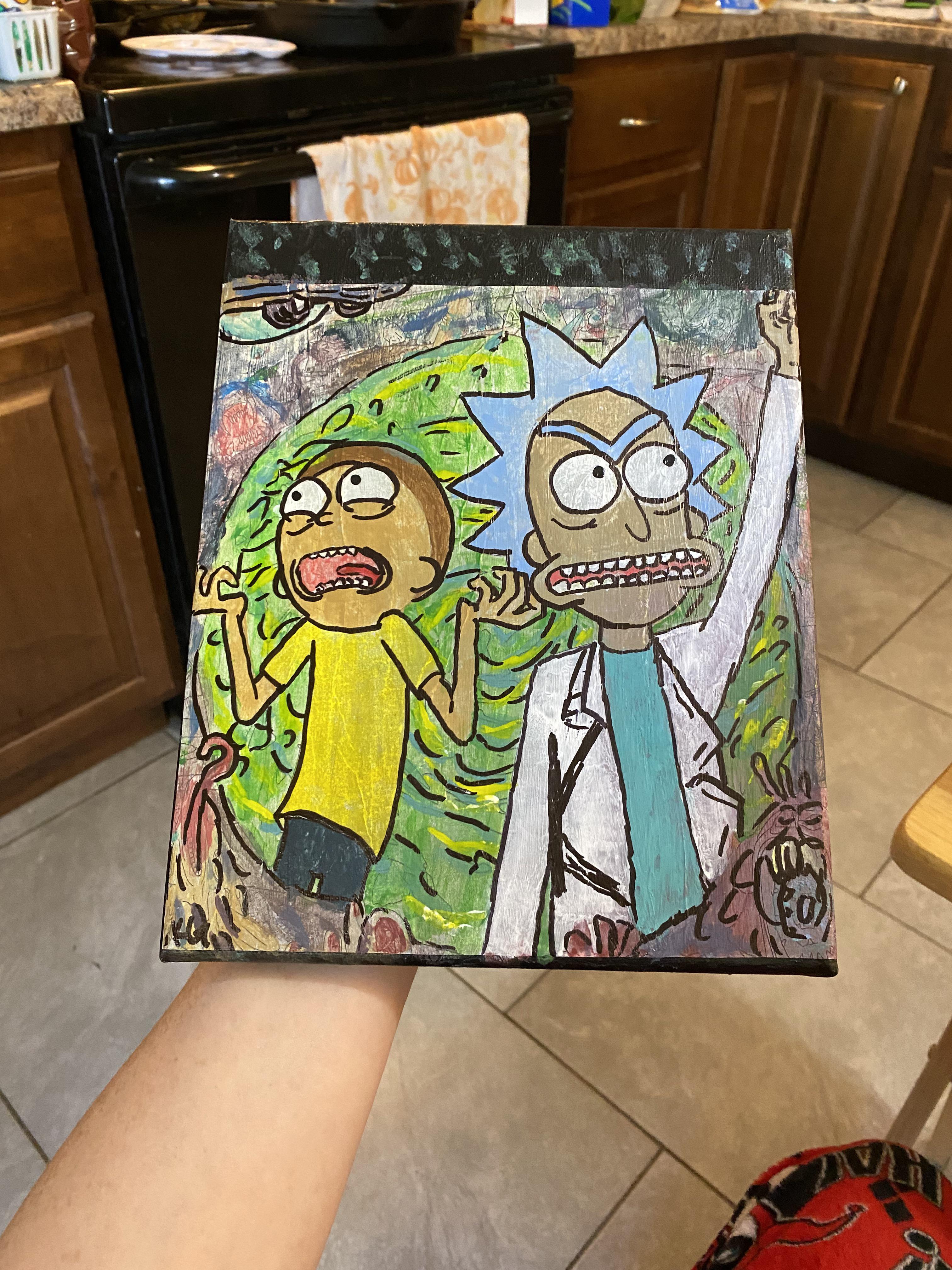 We’re a painting, Morty! r/rickandmorty