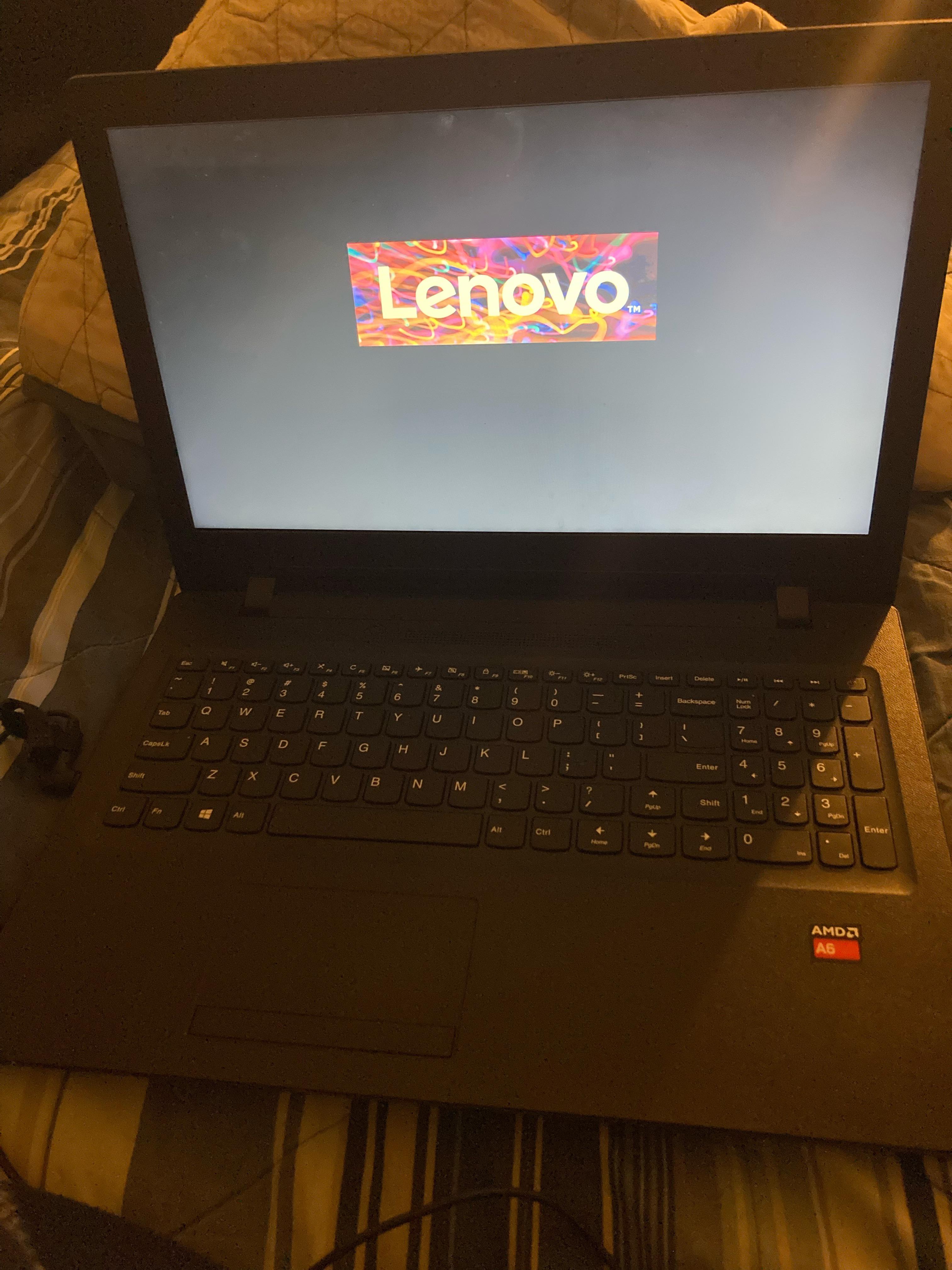 My laptop only stays on this screen. What do I do? r/Lenovo