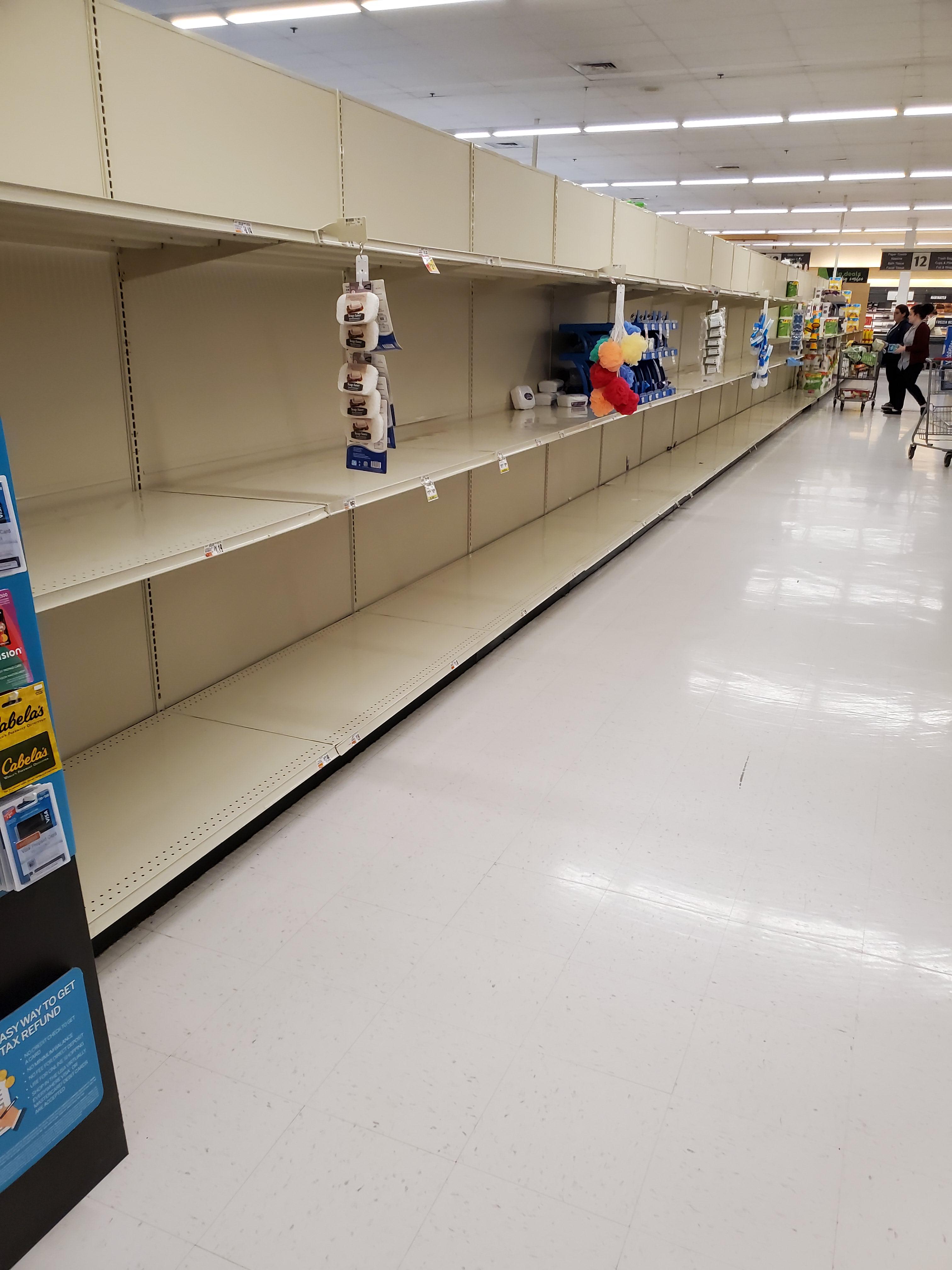 [Image] The toilet paper aisle at the Columbia Ave Giant r/lancaster