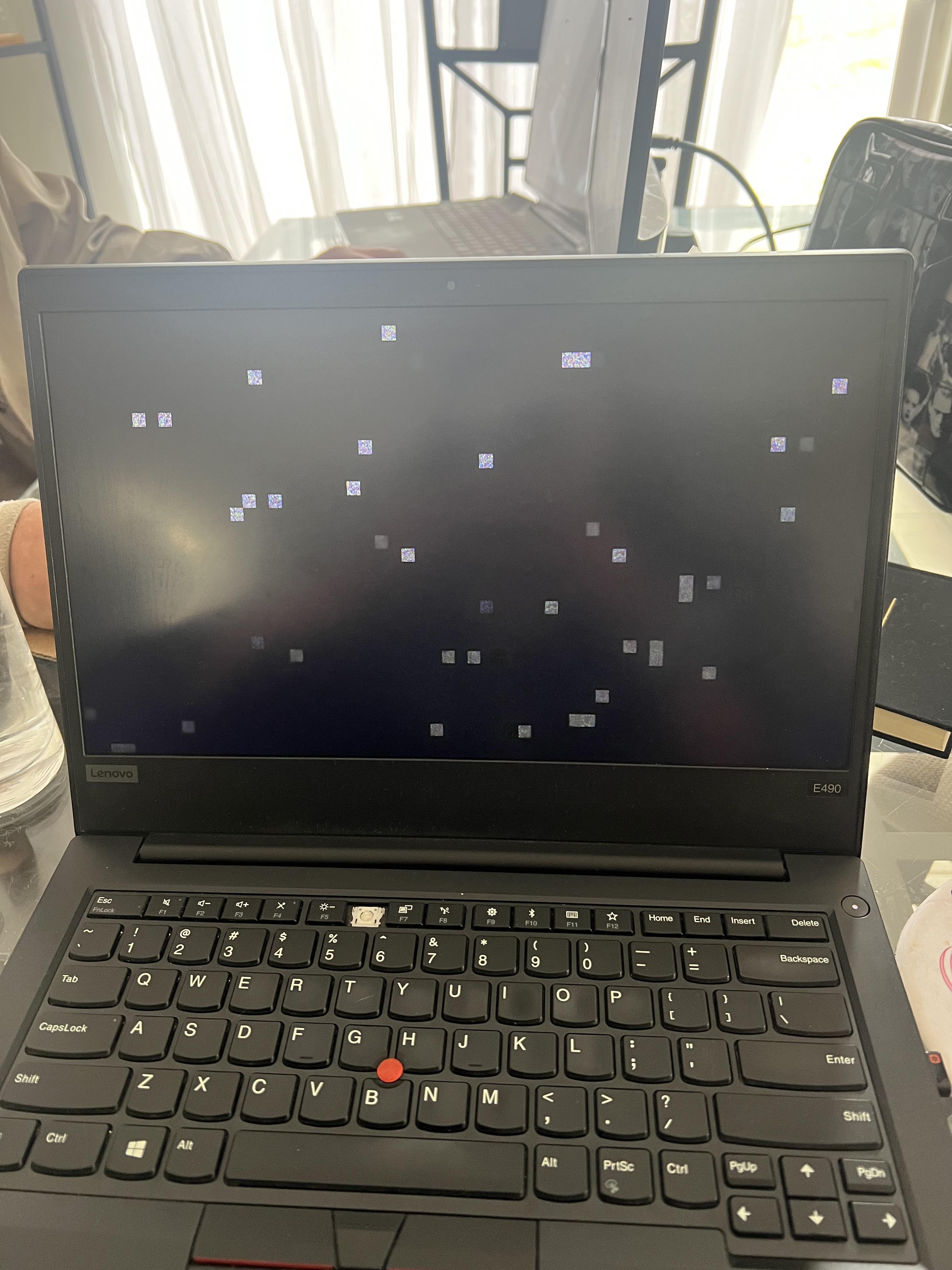 Hi! I have a Lenovo thinkpad, sometimes the screen will cut out and go