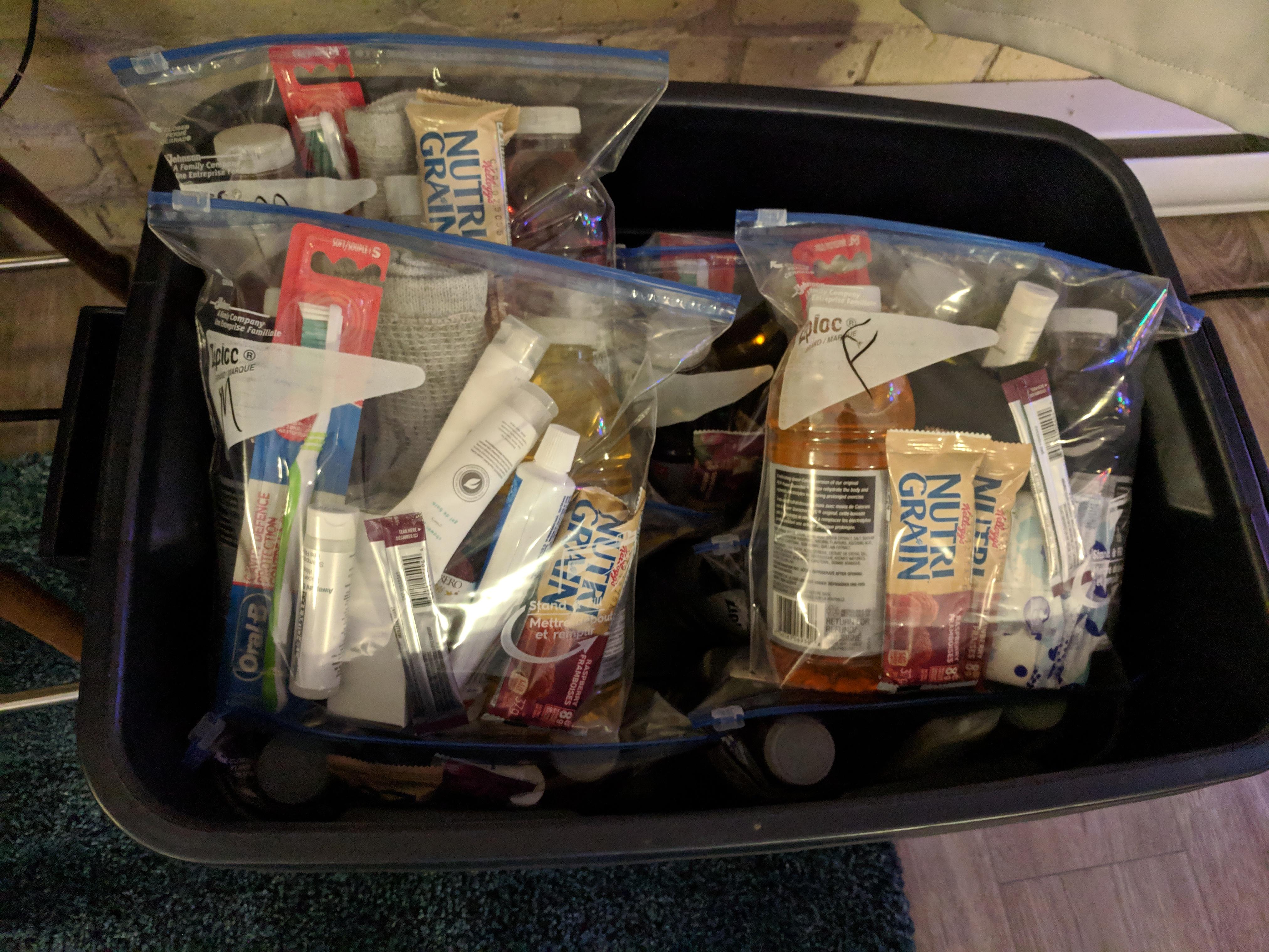 Care packages for the homeless r/Winnipeg