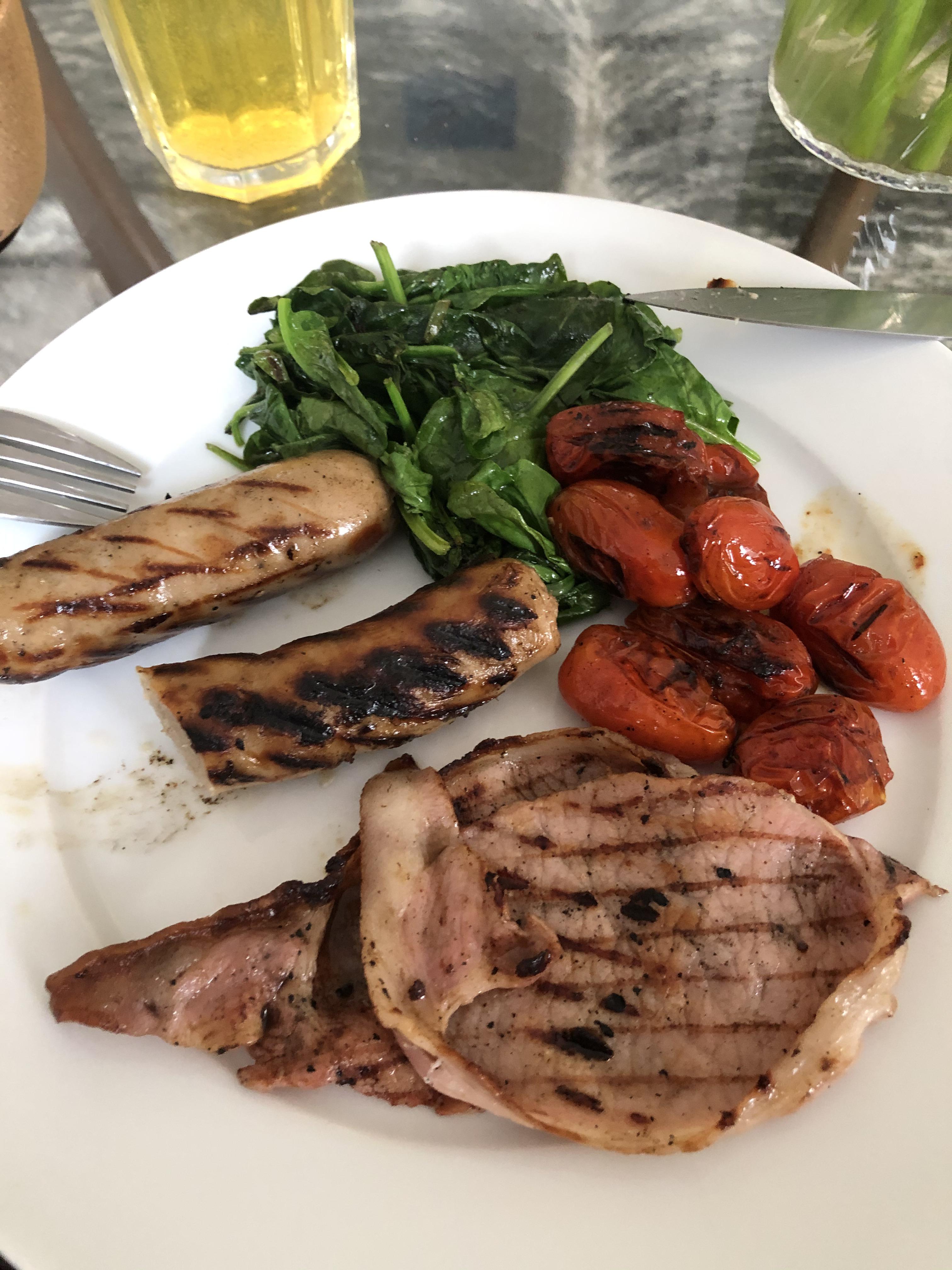 Substitute for the full English... closest sausage didn’t make it to