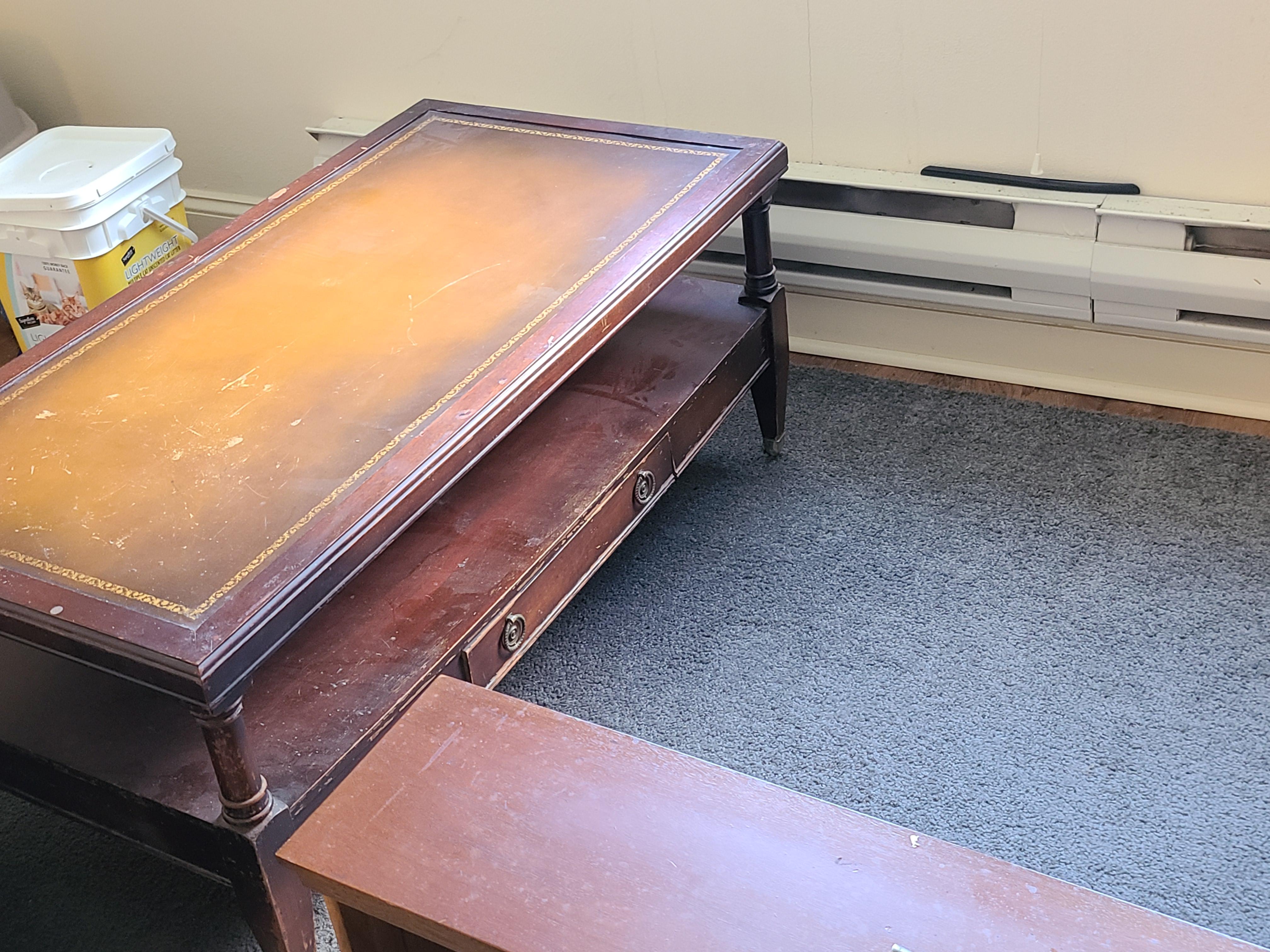 I just inherited all this old wooden furniture and it's in some