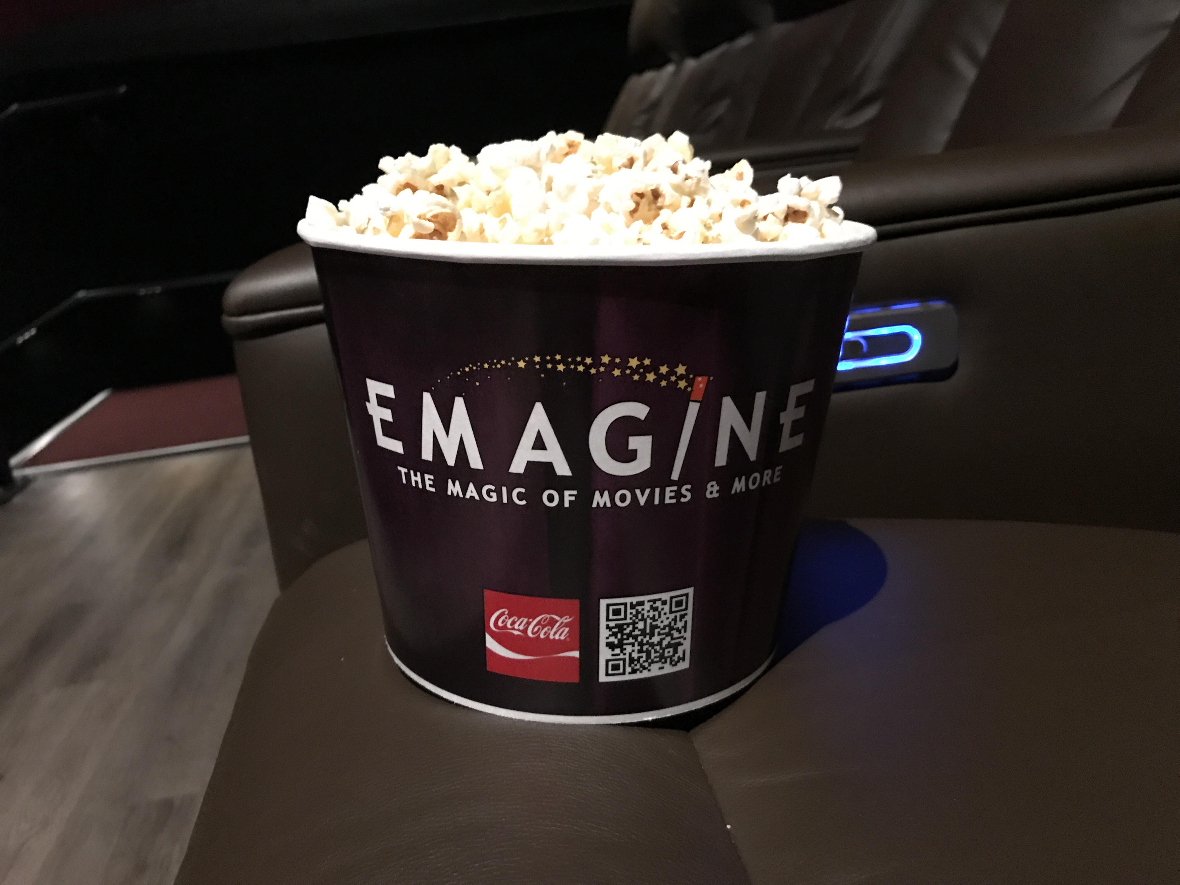 Free popcorn Tuesdays at Emagine. The small is huge. Does your theater do something similar? r