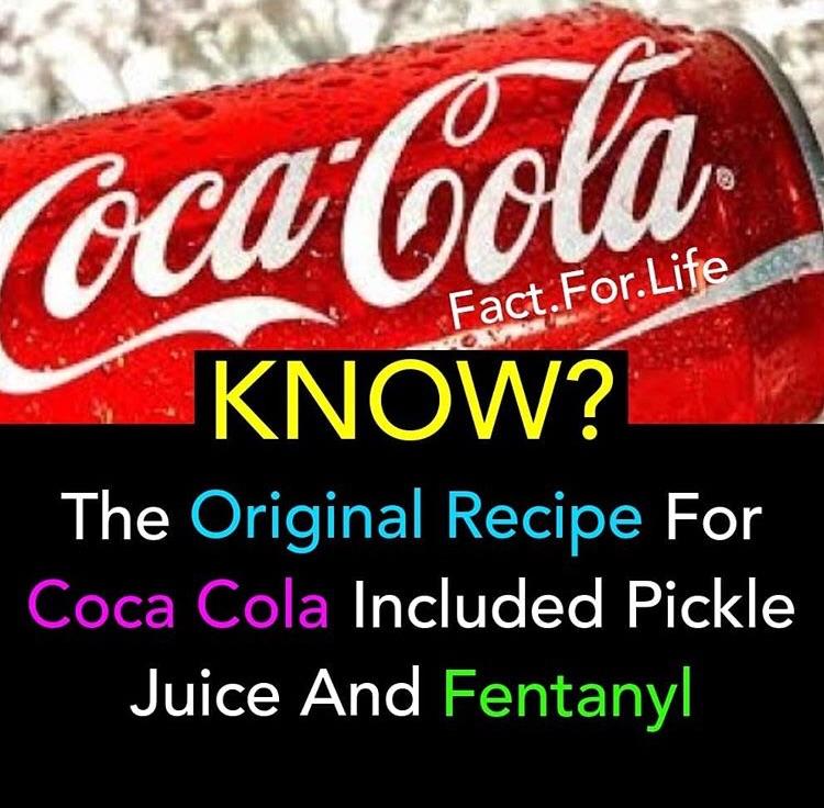 😍😍 anyone know where to get the original cocacola recipe