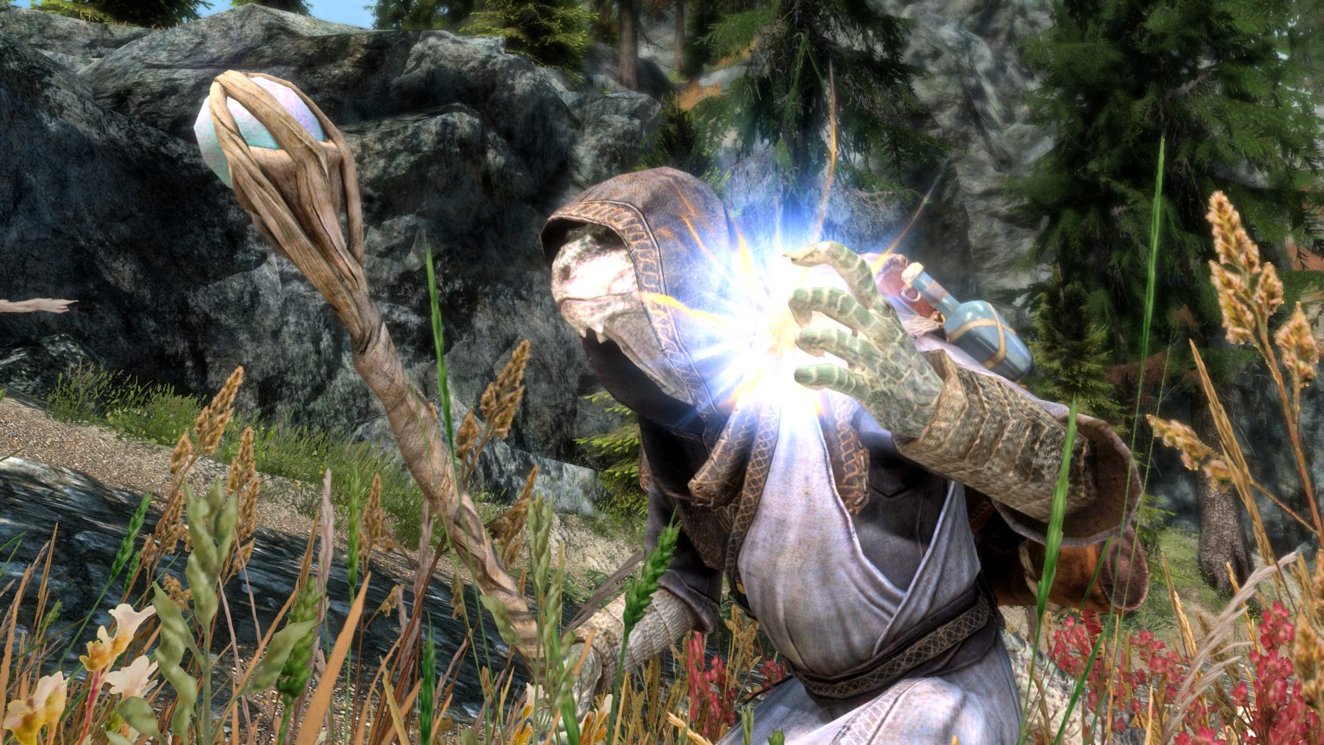 I recently started playing skyrim again and decided to be an argonian