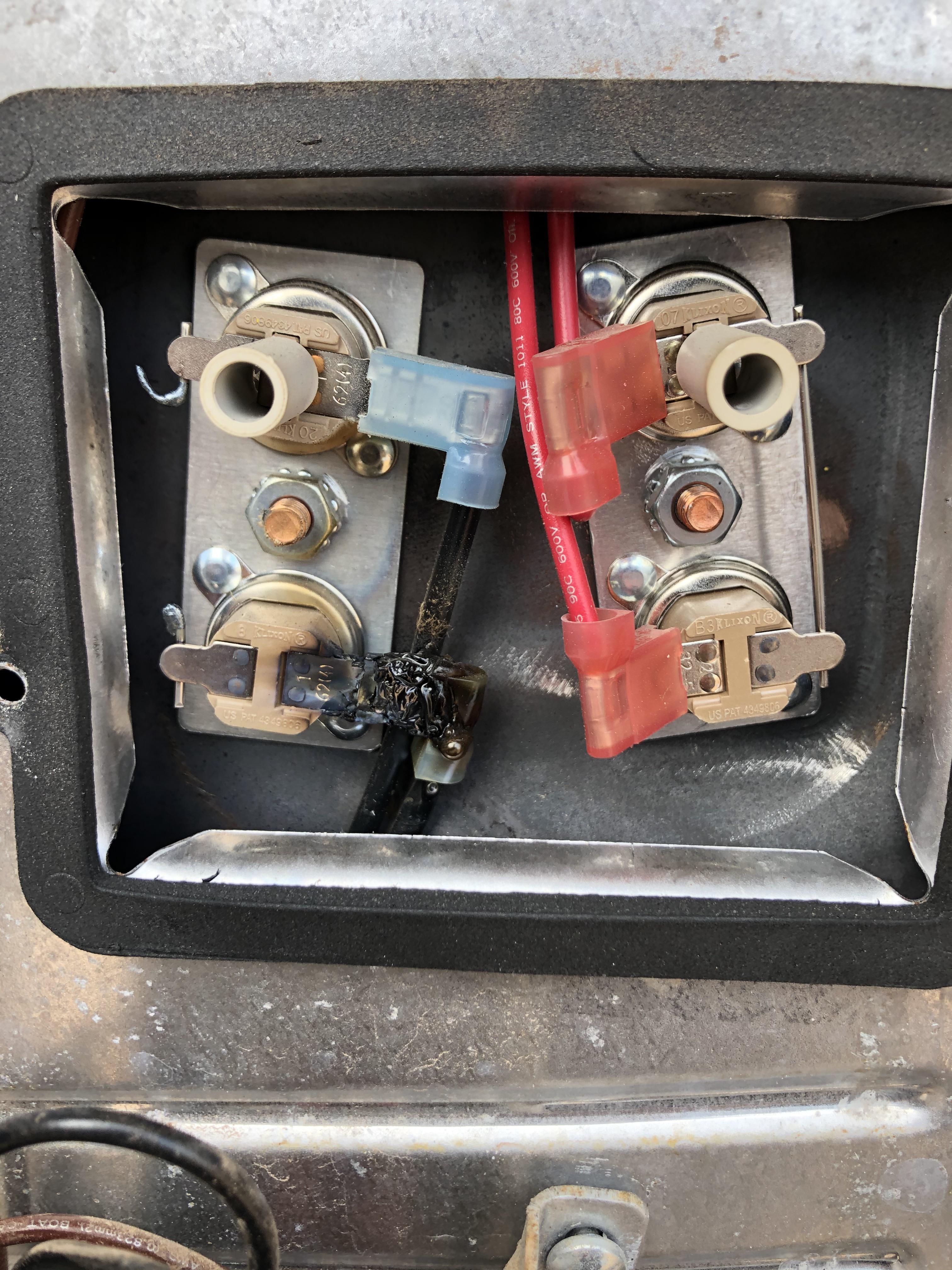 Water heater’s electric side stopped working last week, I finally got