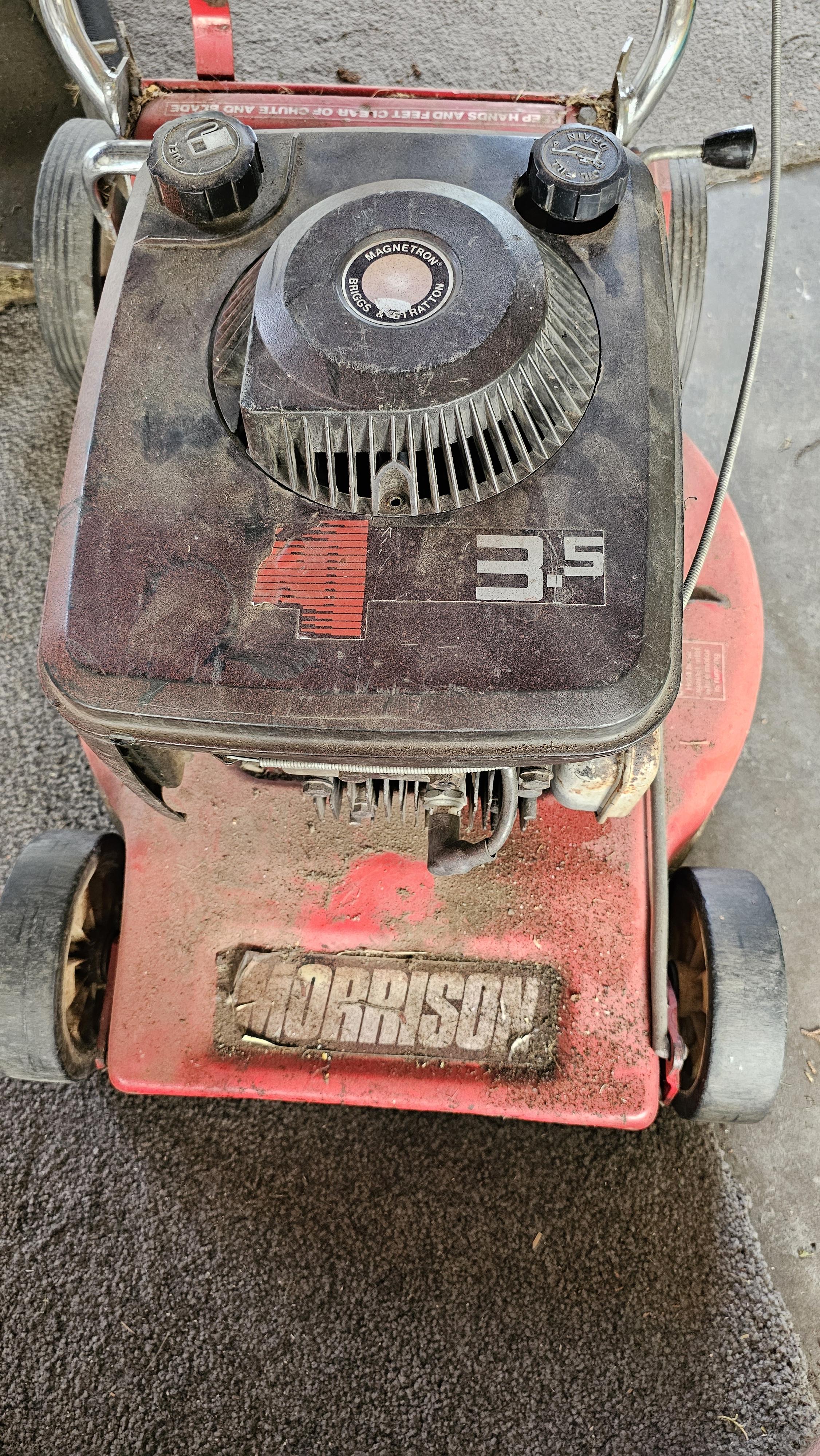 Morrison lawn mower help? r/lawnmowers