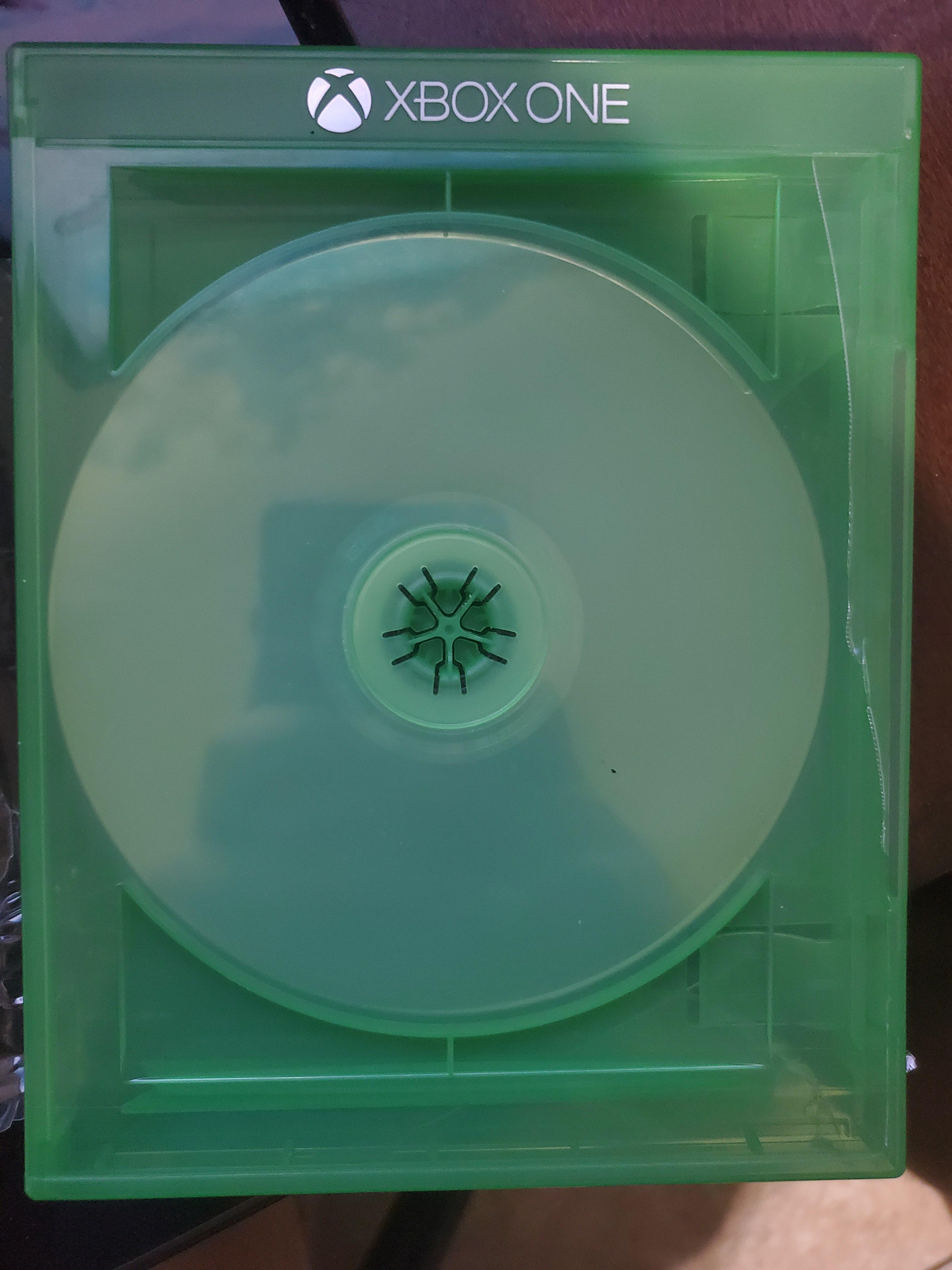 What an Xbox One case looks like without the wrap. r/mildlyinteresting