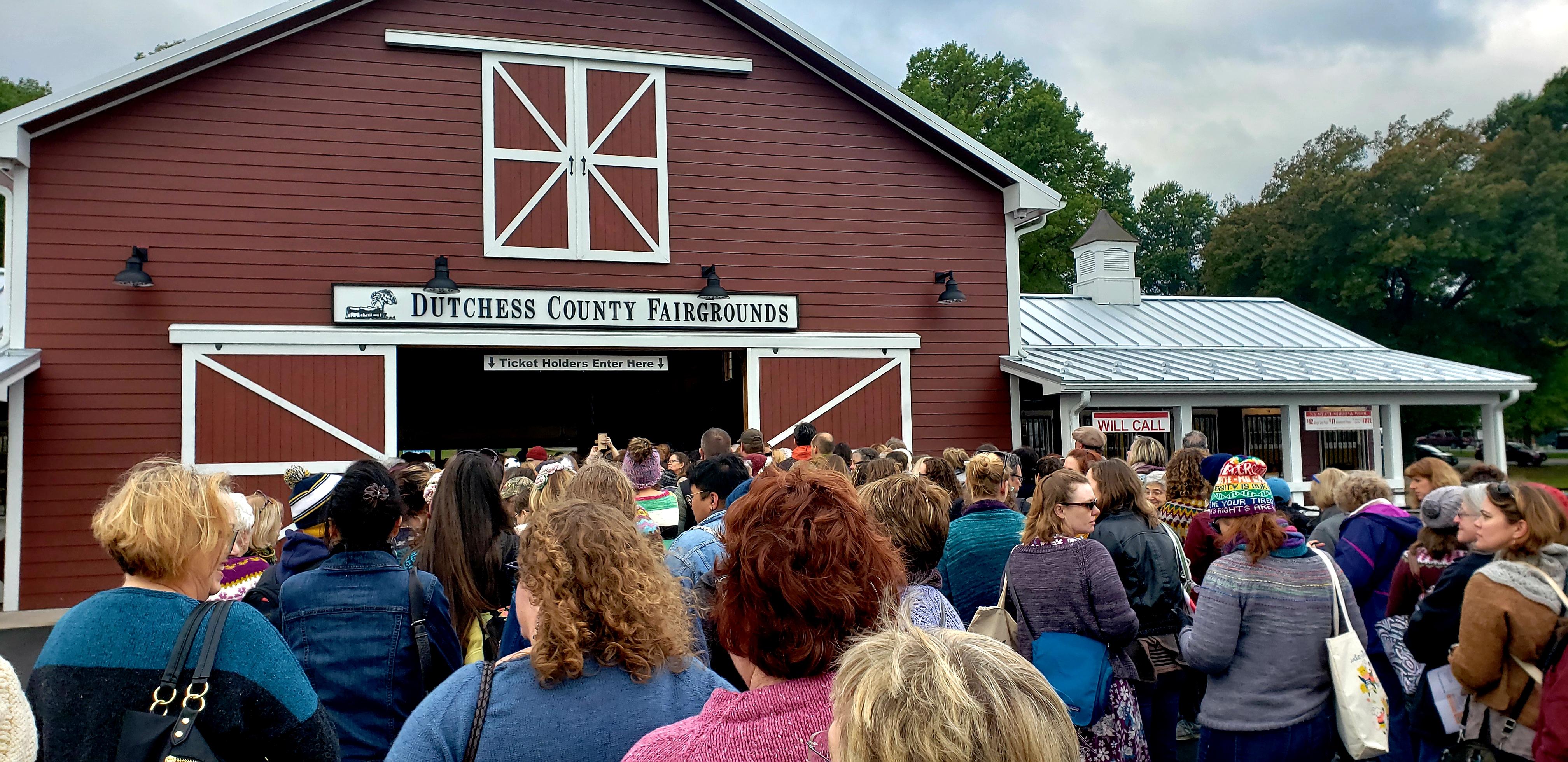 rhinebeck ny sheep and wool festival 2023 A sea of knits at the New York Sheep &Wool Festival in Rhinebeck, NY. knitting
