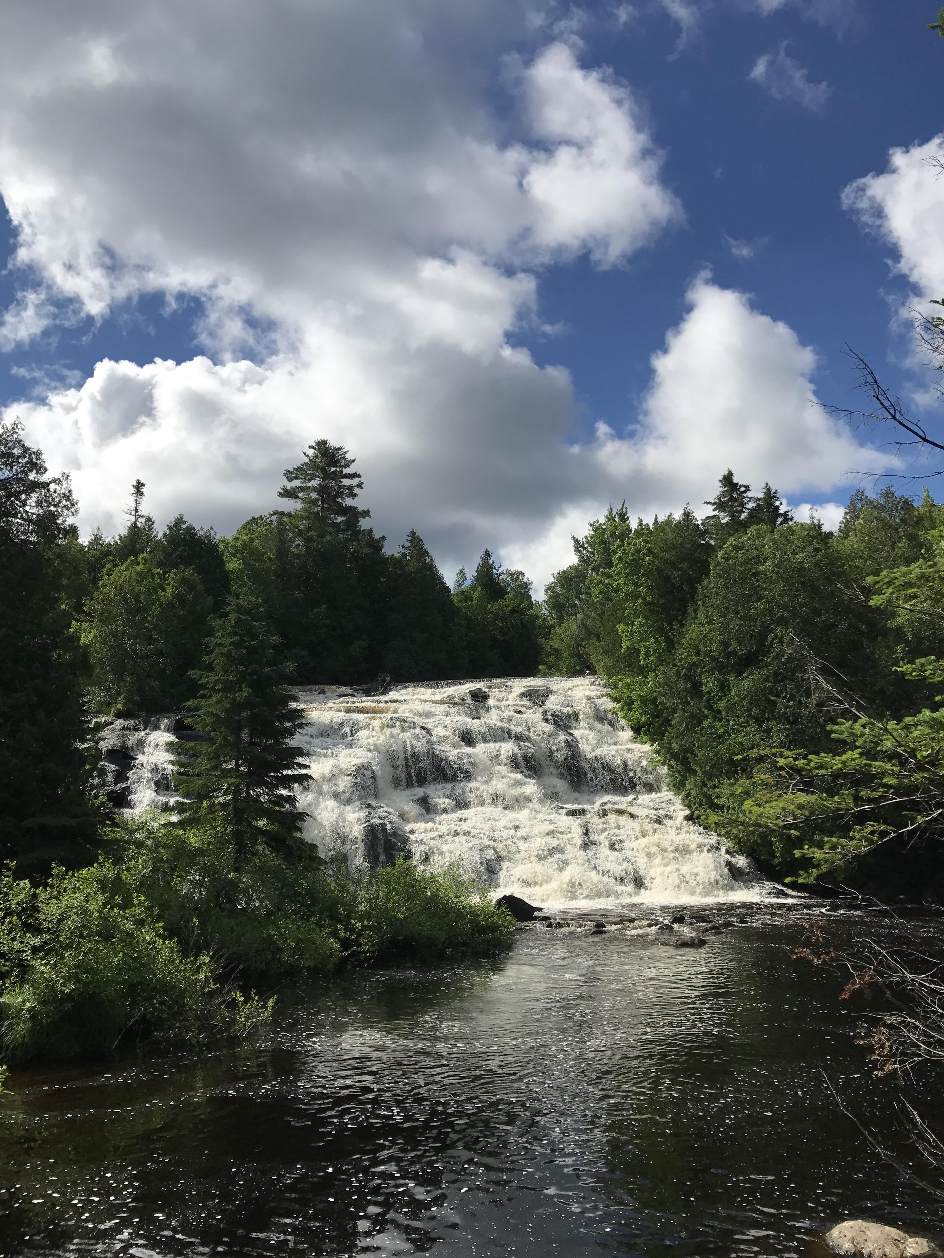 Bond Falls in Michigan's Upper Peninsula. r/hiking