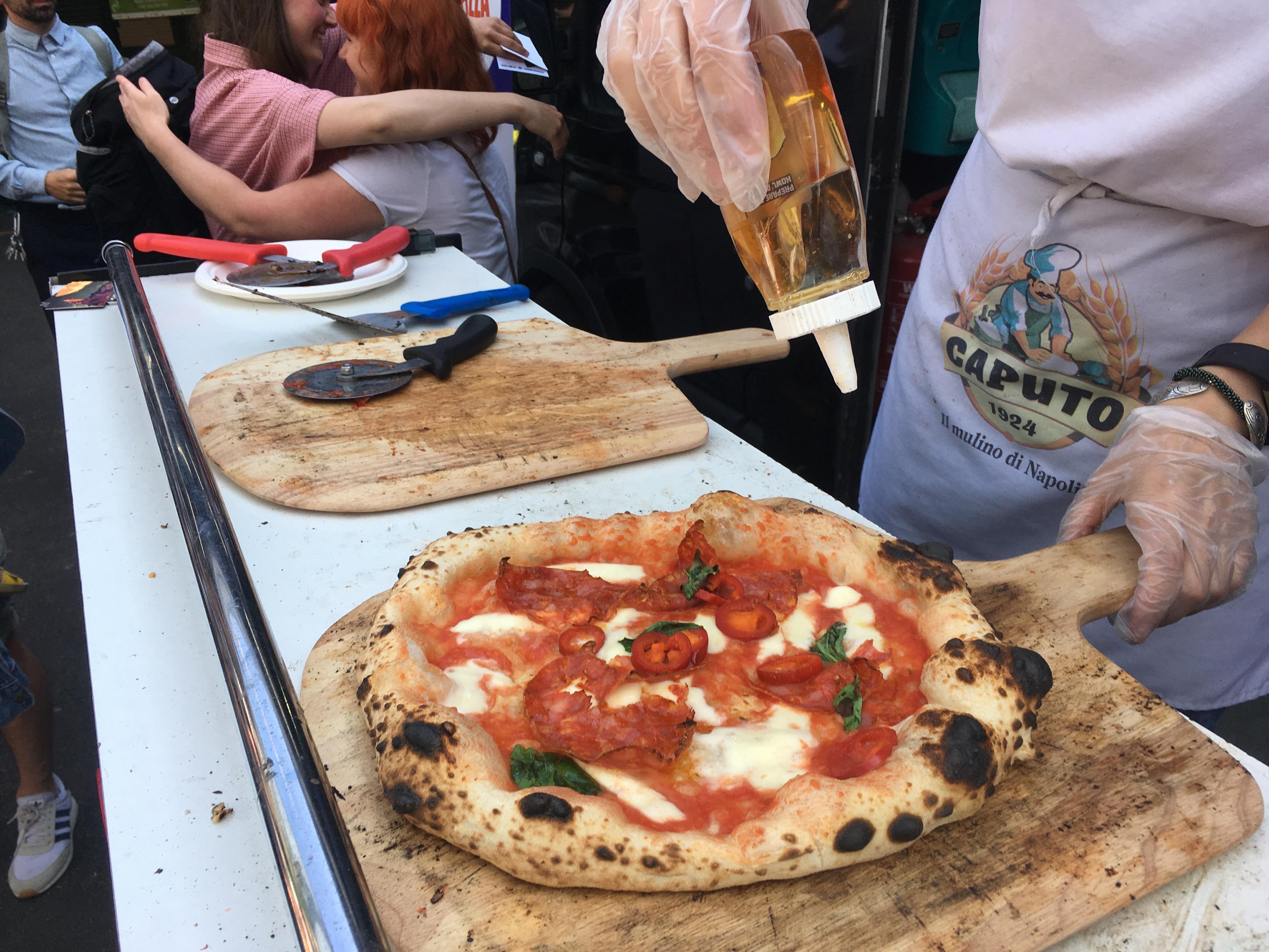 The winner from London Pizza Festival 2018 Wandercrust's American
