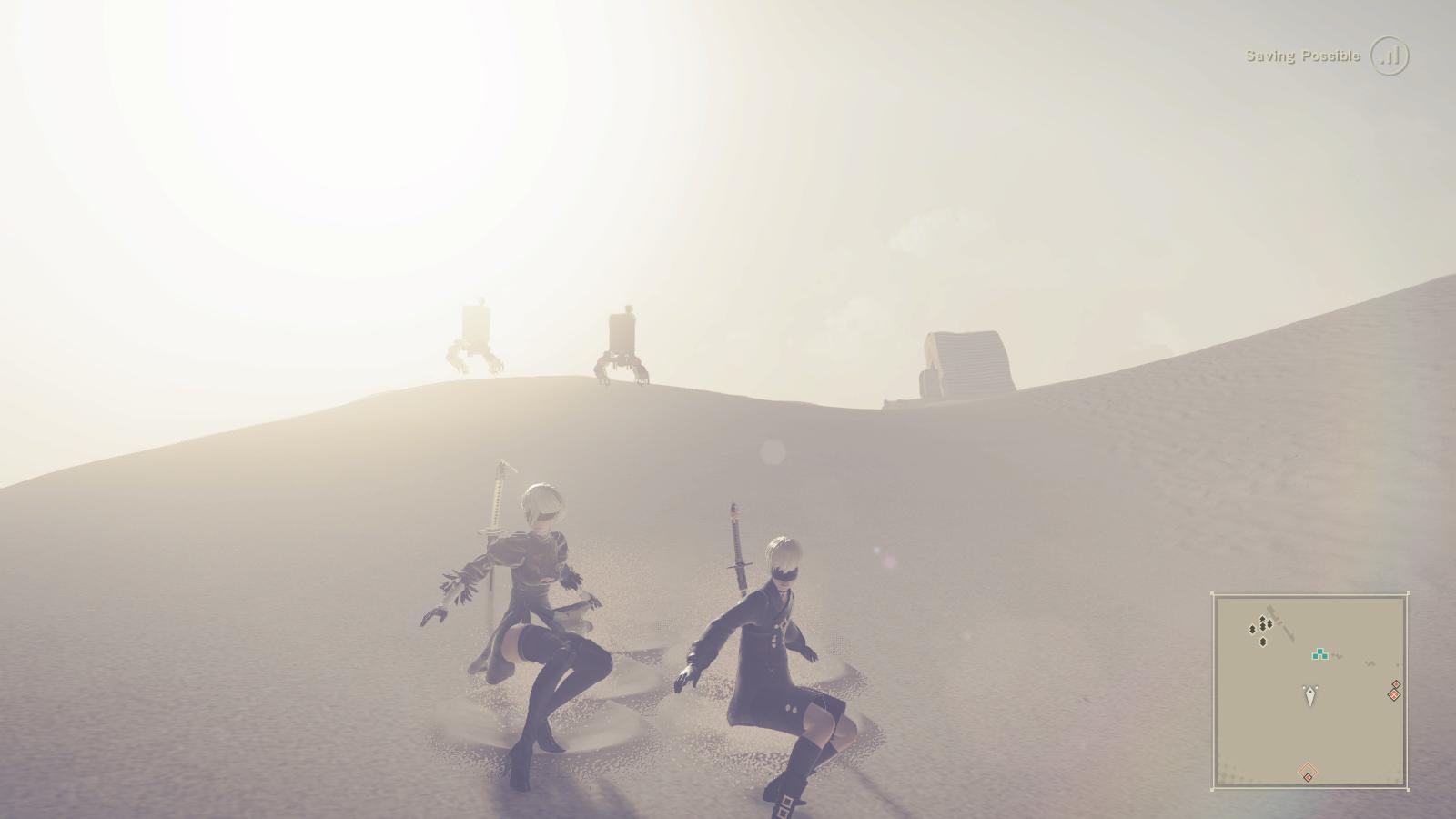 2B And 9S Having Fun In The Desert r/nier