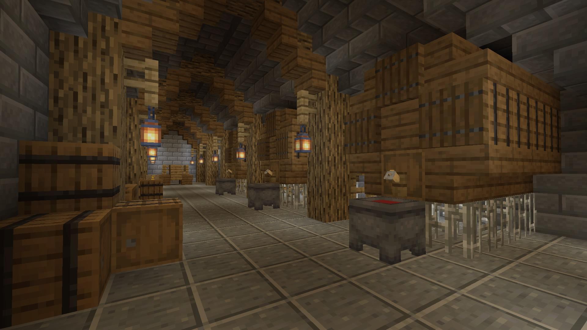 The wine storage of my winery. r/Minecraft