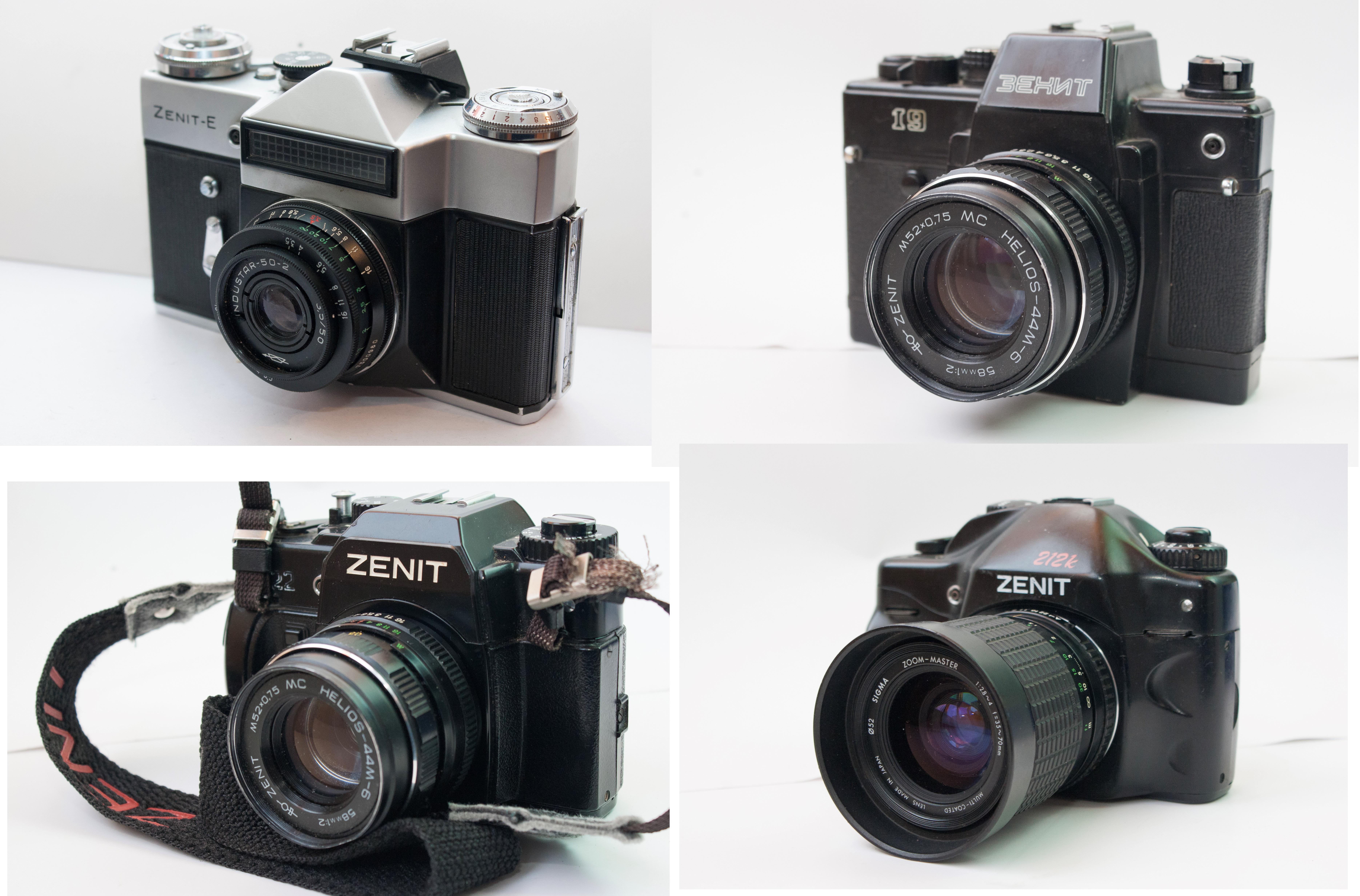 My little Zenit's collection - Zenit E kit, Zenit 19, Zenit 122 kit and