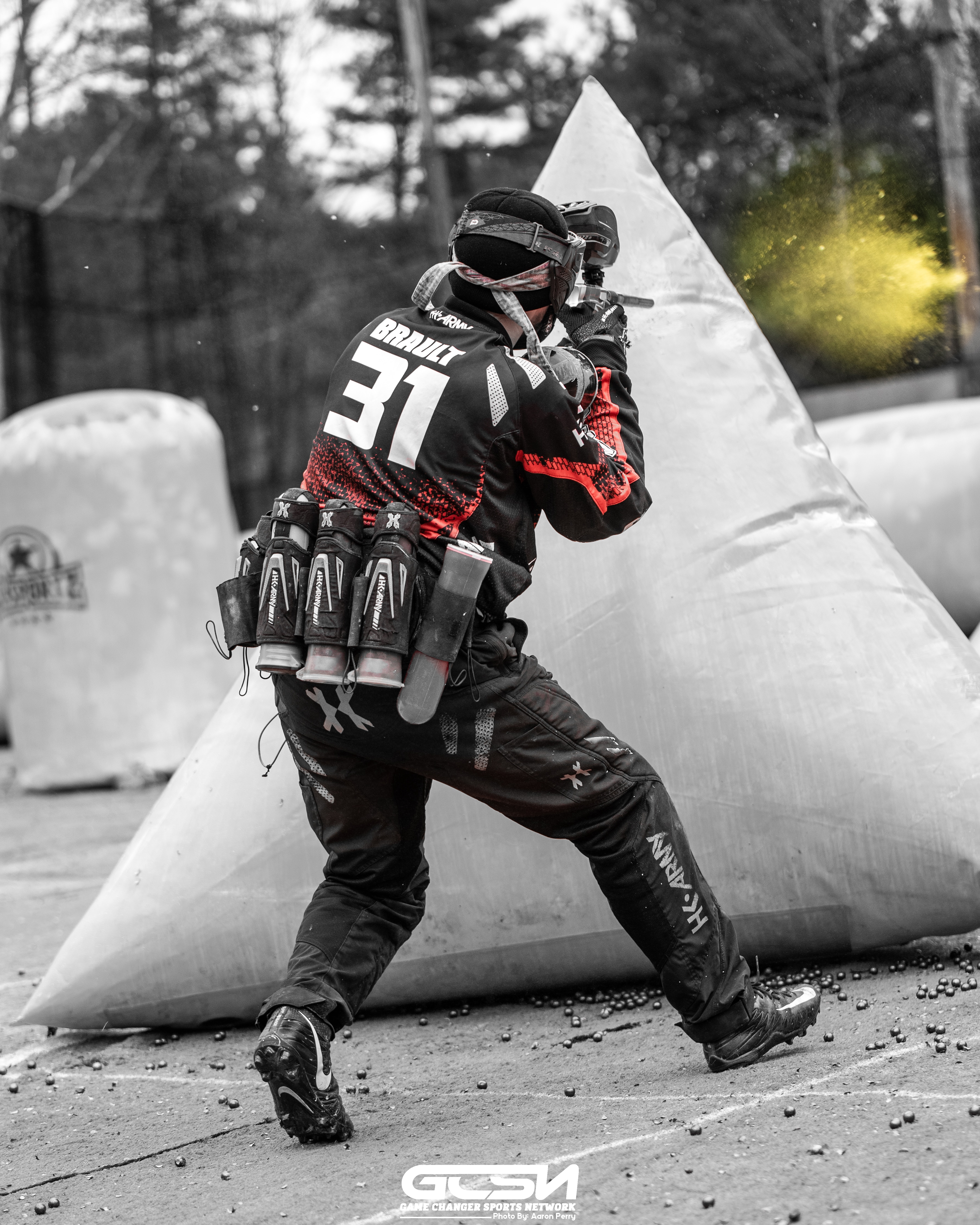 Jake Brault of New England Vision at bostonpaintball nexl event1. I