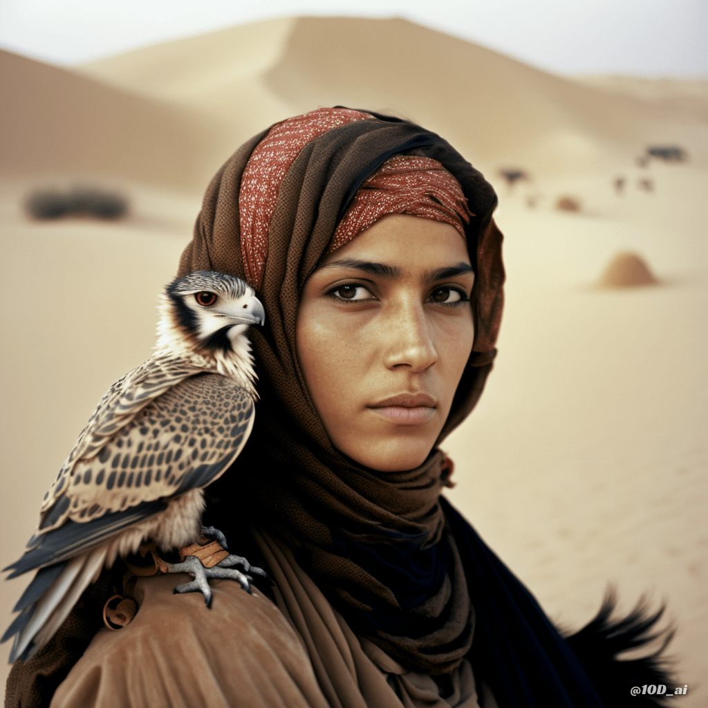 Falconry r/Ai_PeopleOfColor_Art