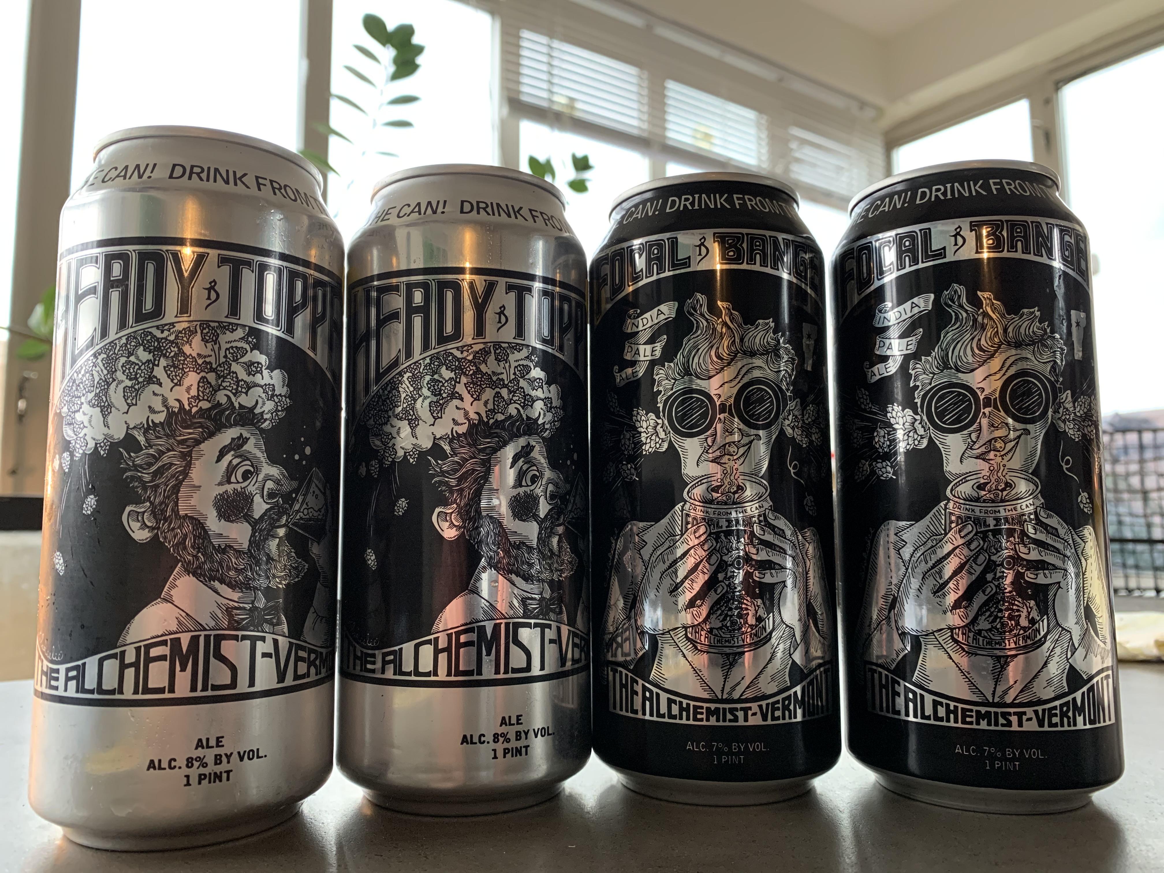 A couple Heady Toppers, a couple of Focal Bangers r/CraftBeer