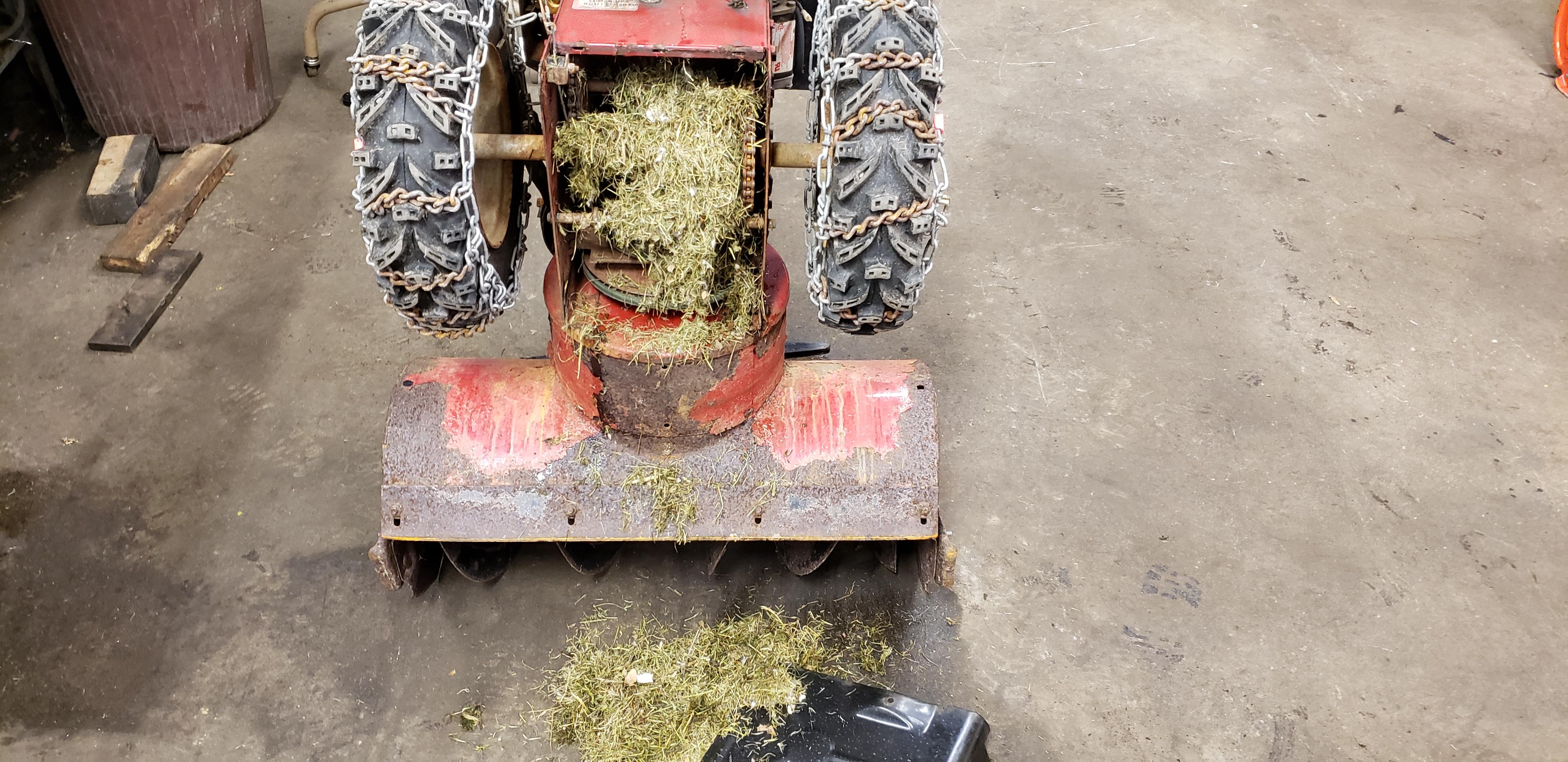C/s Wheels lock up when driving. (Snowblower)