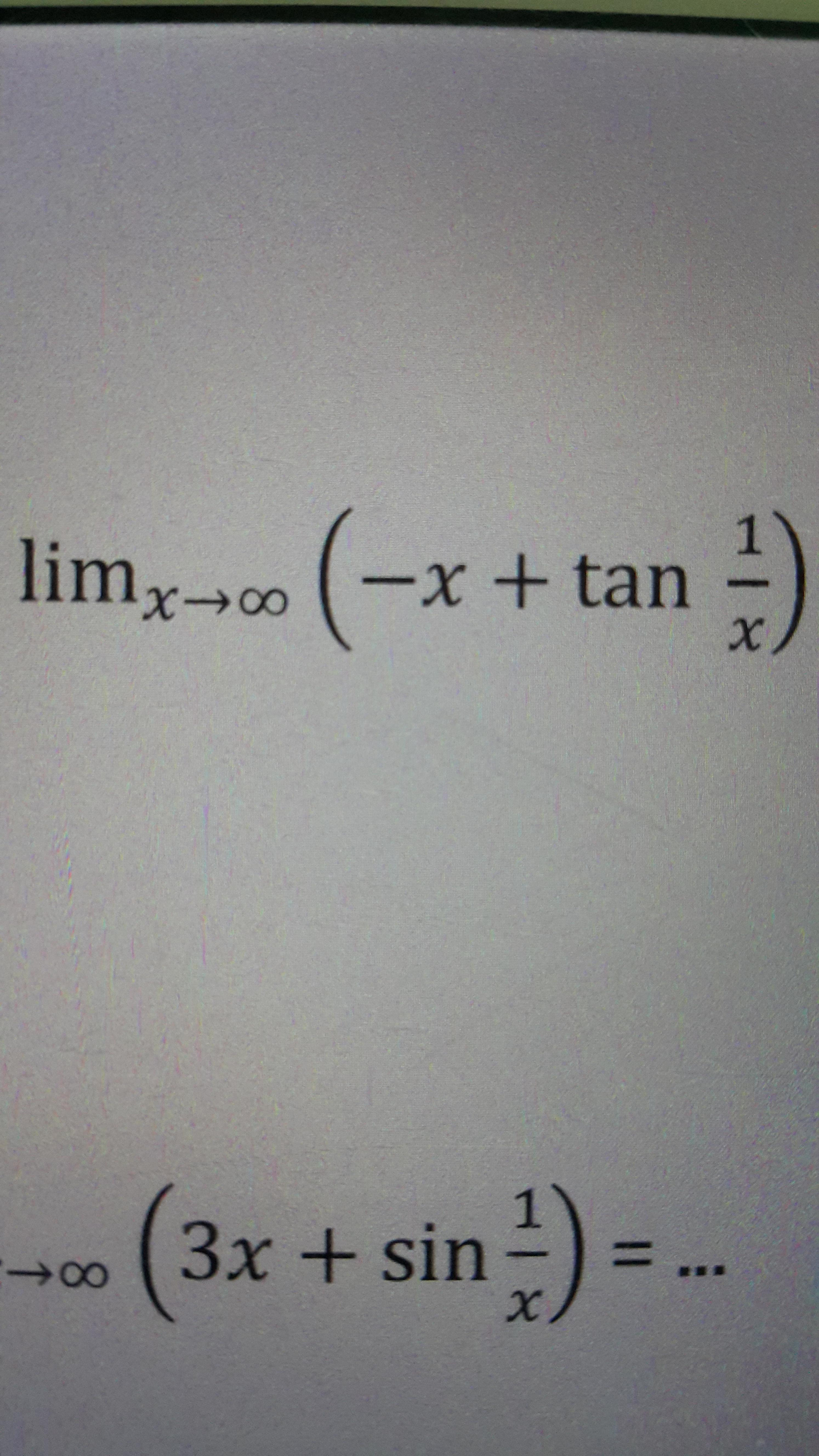the answer supposed to be ∞ (minus infinity) but still don't