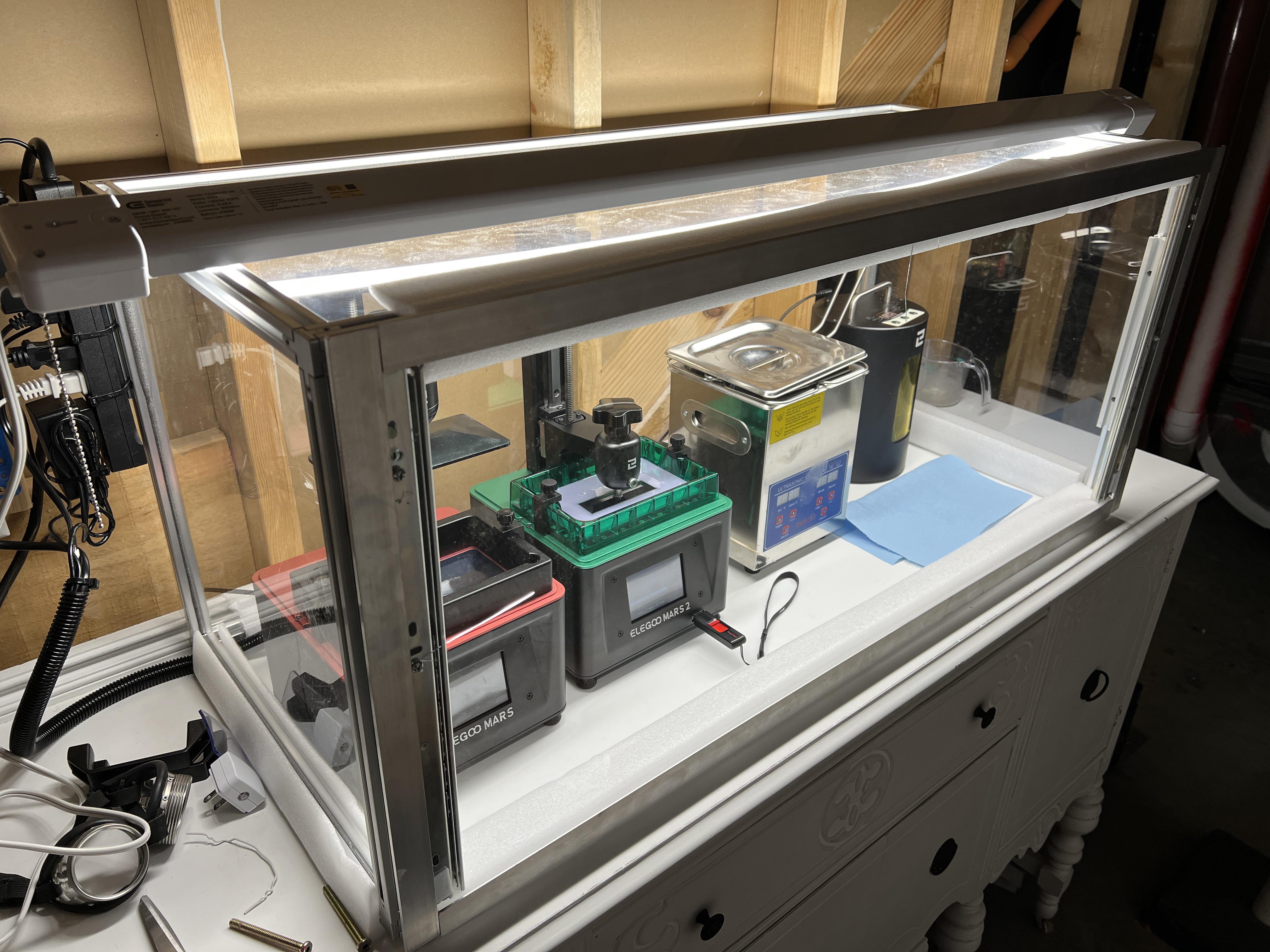 One year into the hobby, finally set up a dedicated enclosure for my