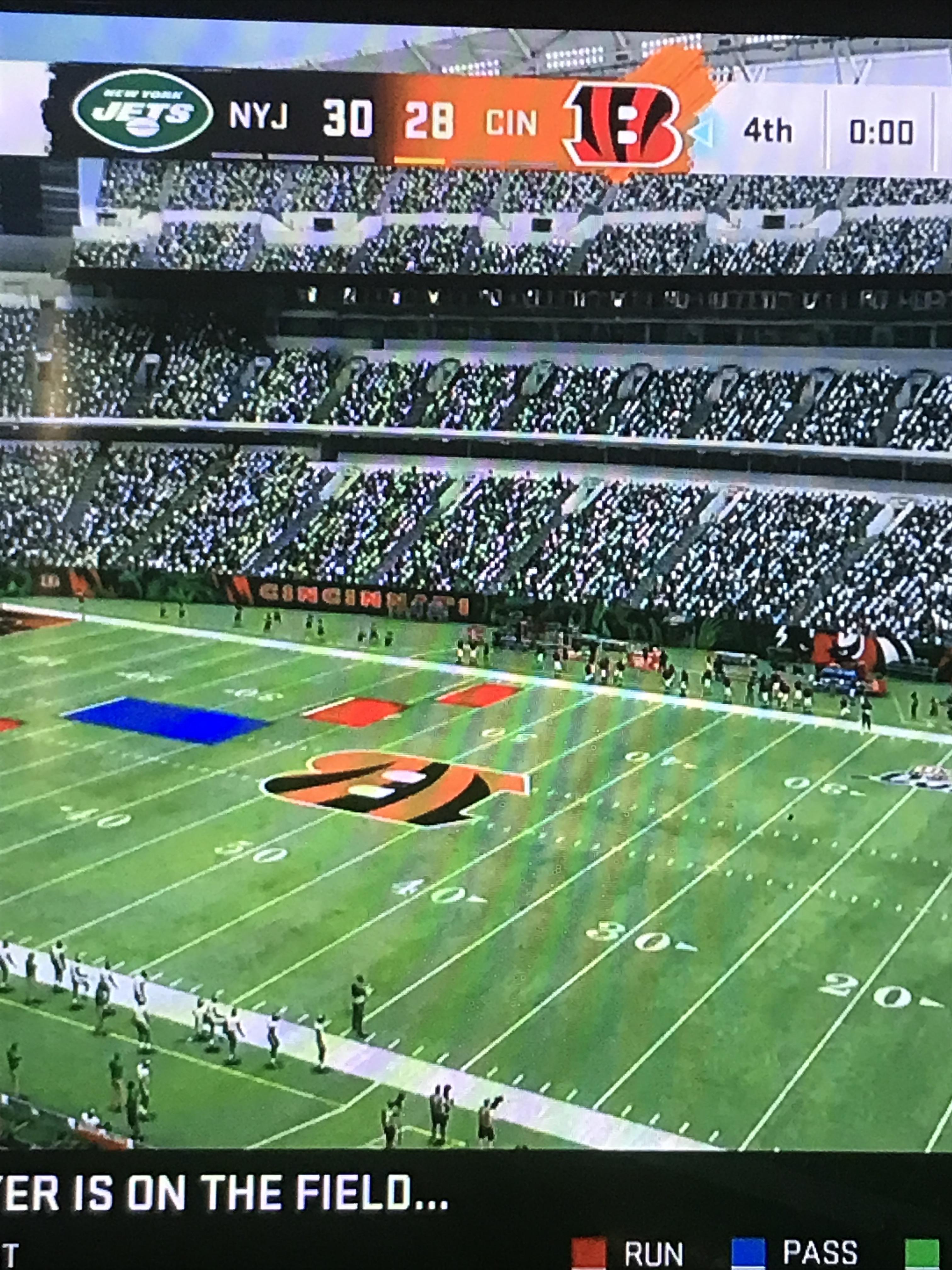 When you drive your offence down the field and get in game winning