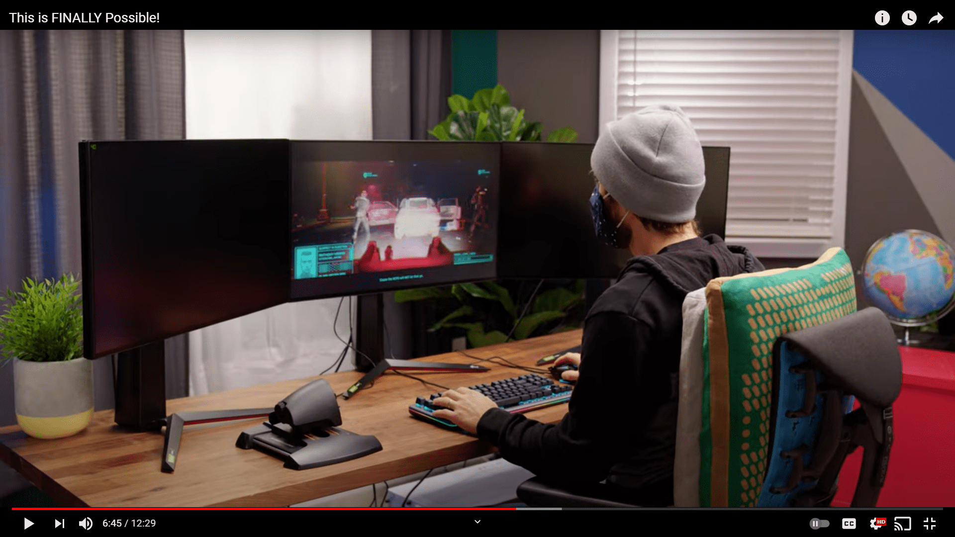 Linus the kind of guy to use a 1500 Herman Miller chair with a pillow