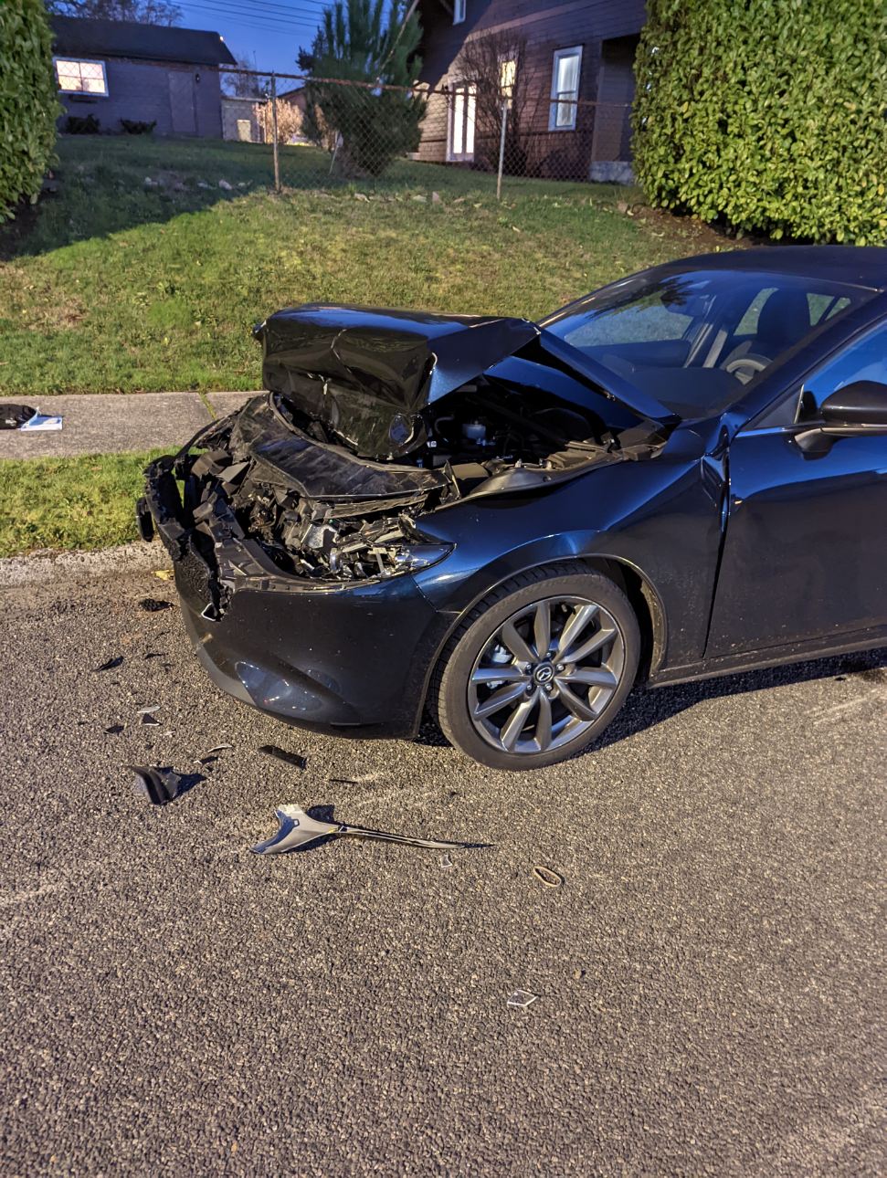 UPDATE: The cost of repair estimate ended up being $19,000 and my