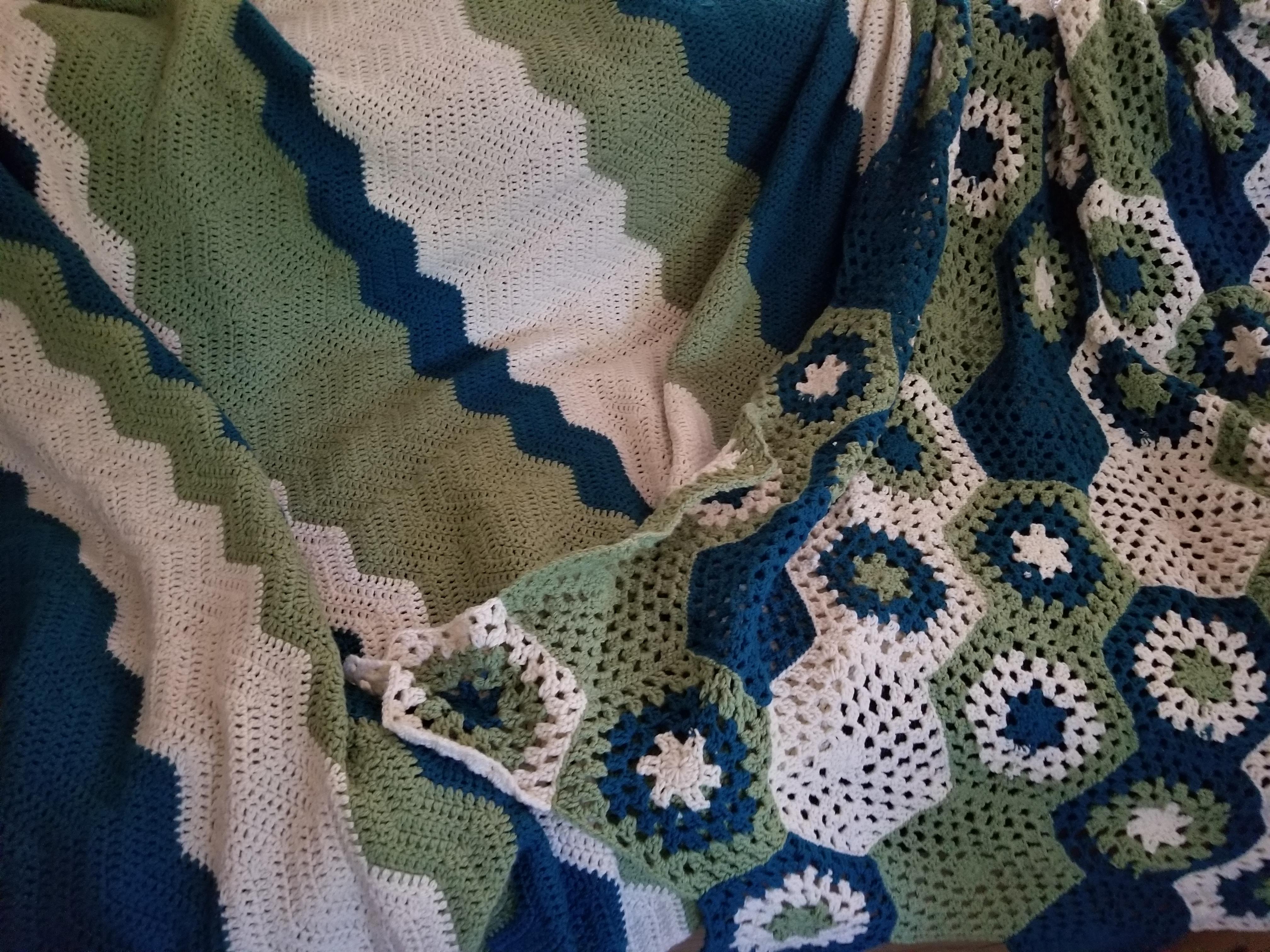 Blankets can be easy and take some time to complete but are so