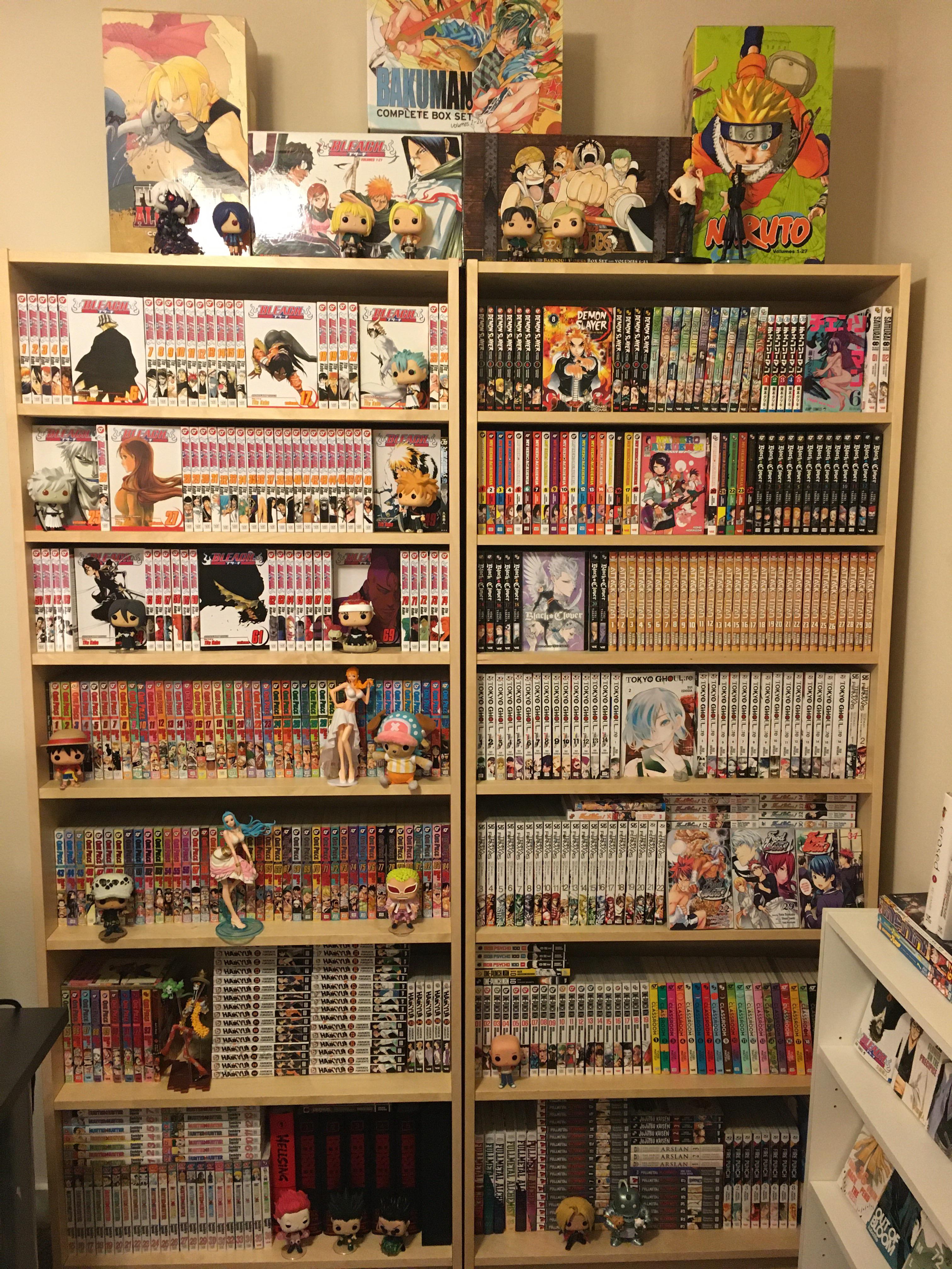 Moved into a new place, got new shelves, and for the first time in 6