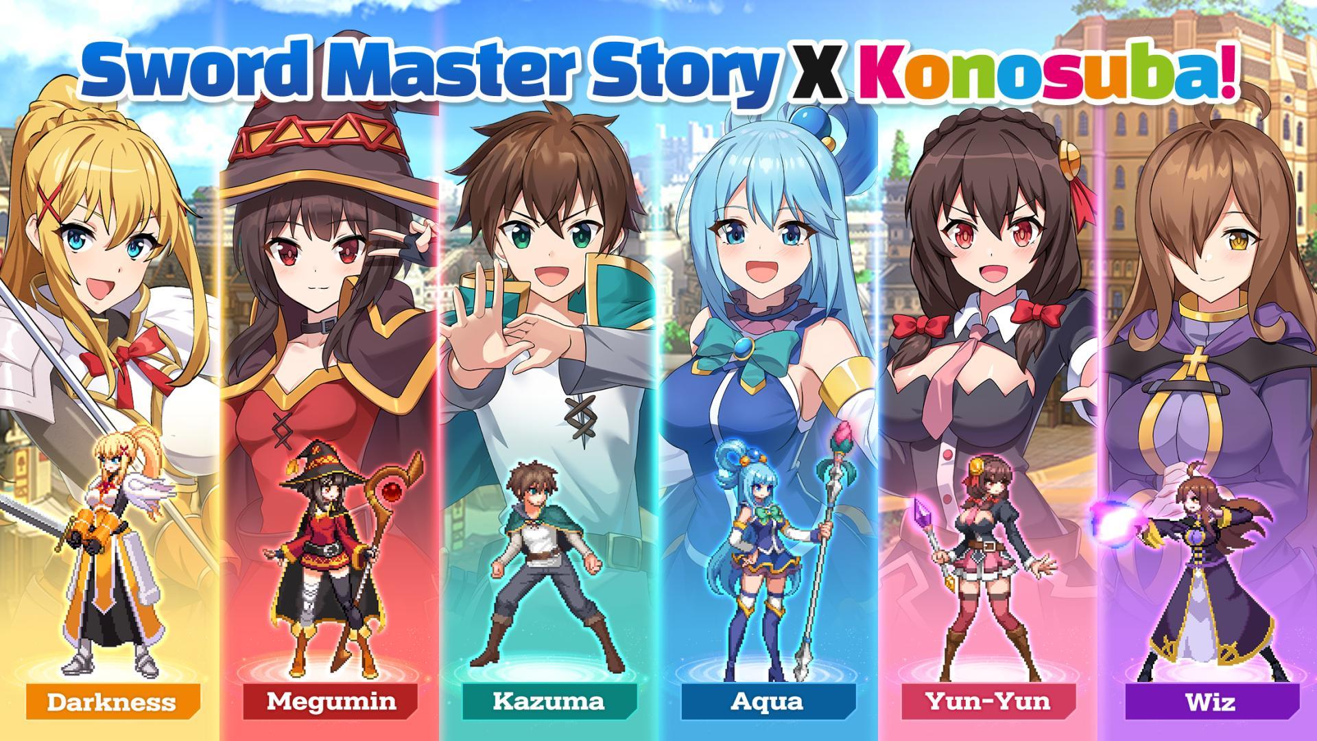 konosuba x swordmaster story collab r/Konosuba
