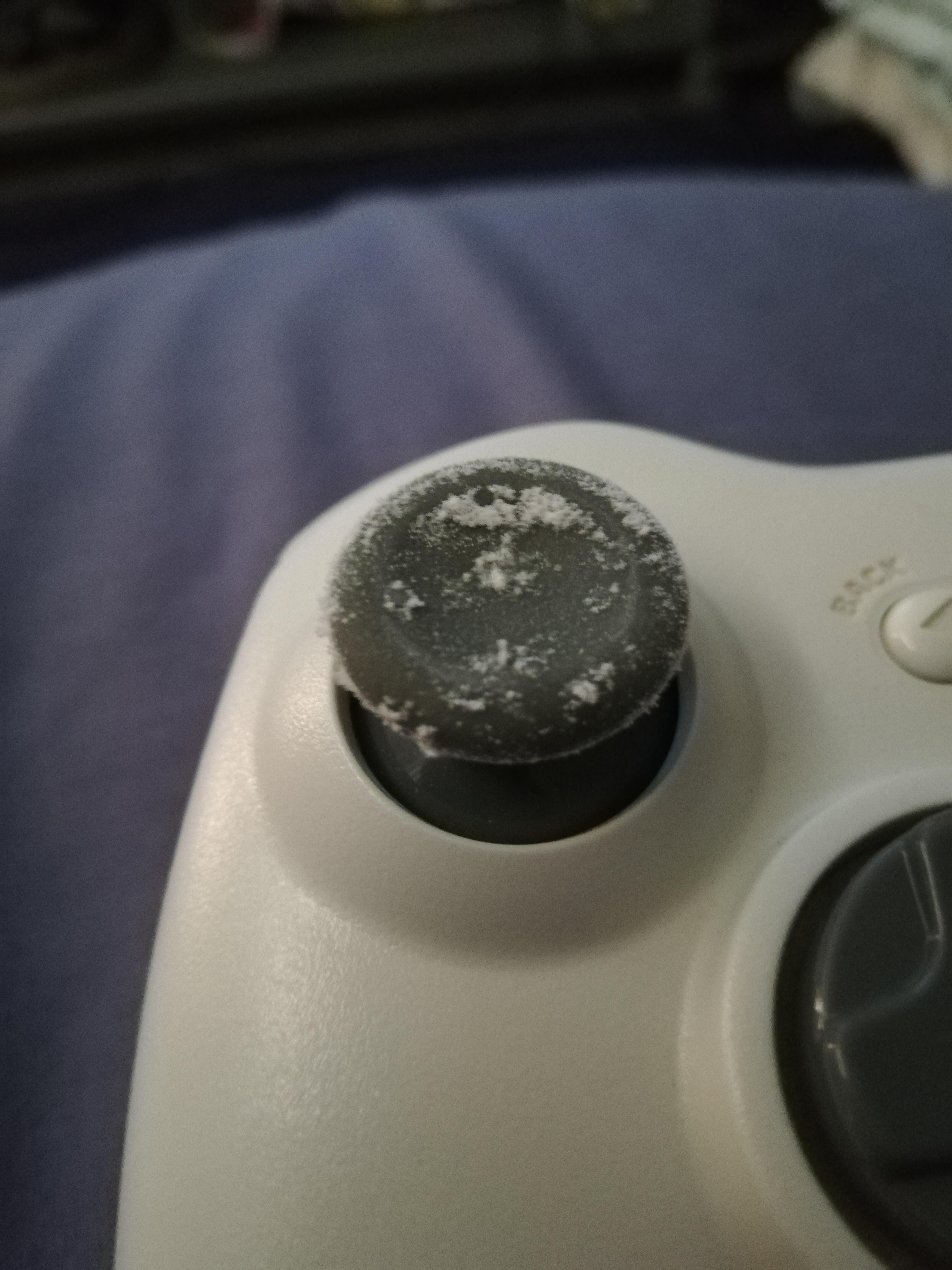 How to clean controller thumbsticks to kill mold without damaging the