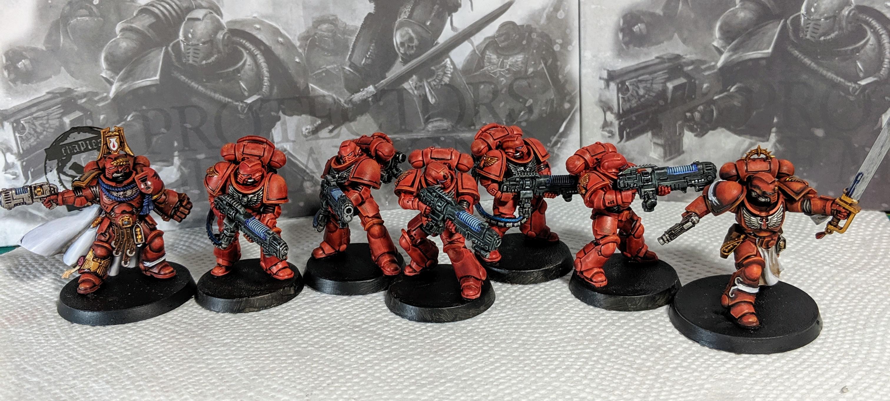 BA painted using contrast paints. r/BloodAngels