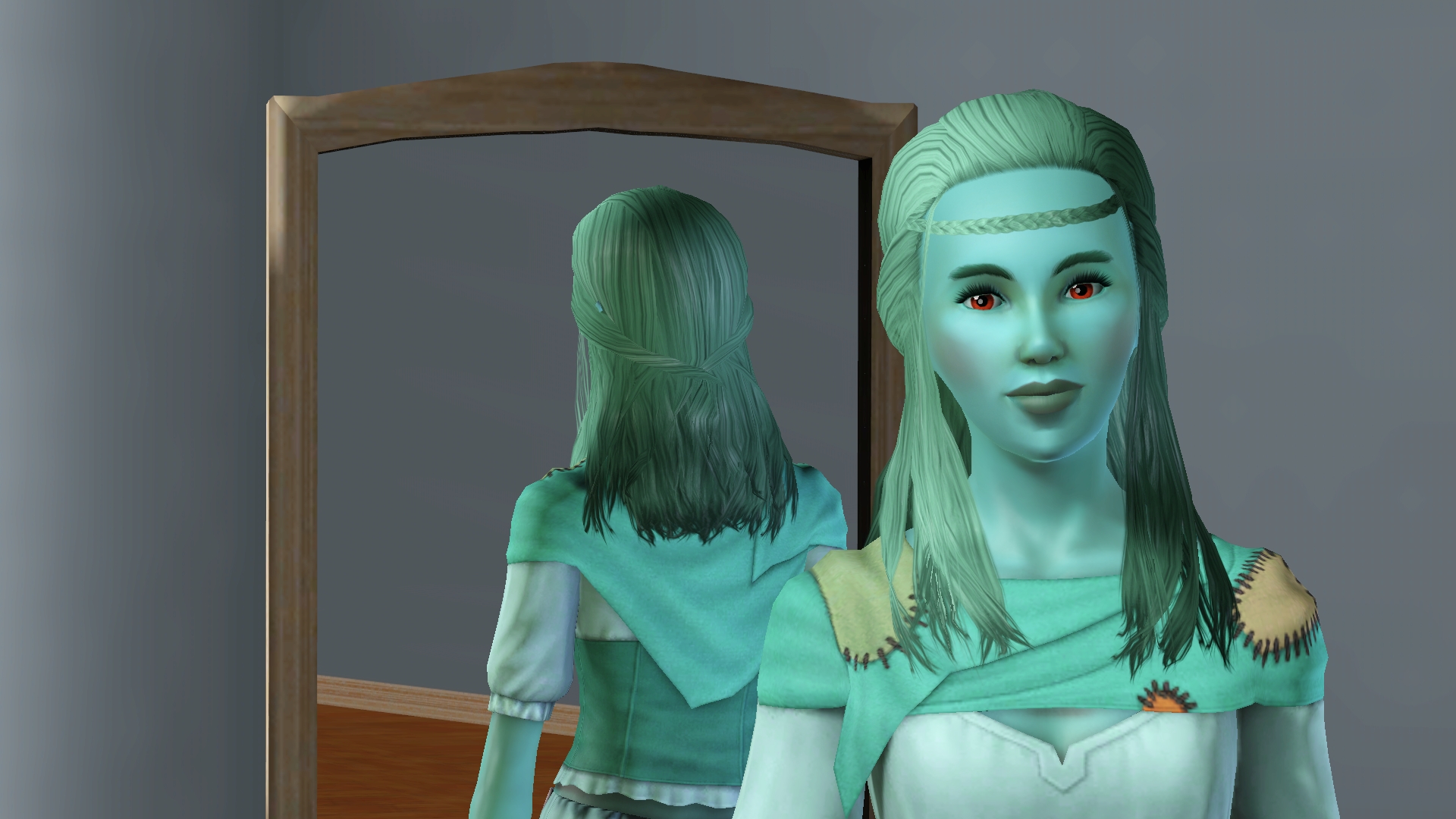 Started the Sims 3 version of Not So Berry Challenge and my Mint Sim is