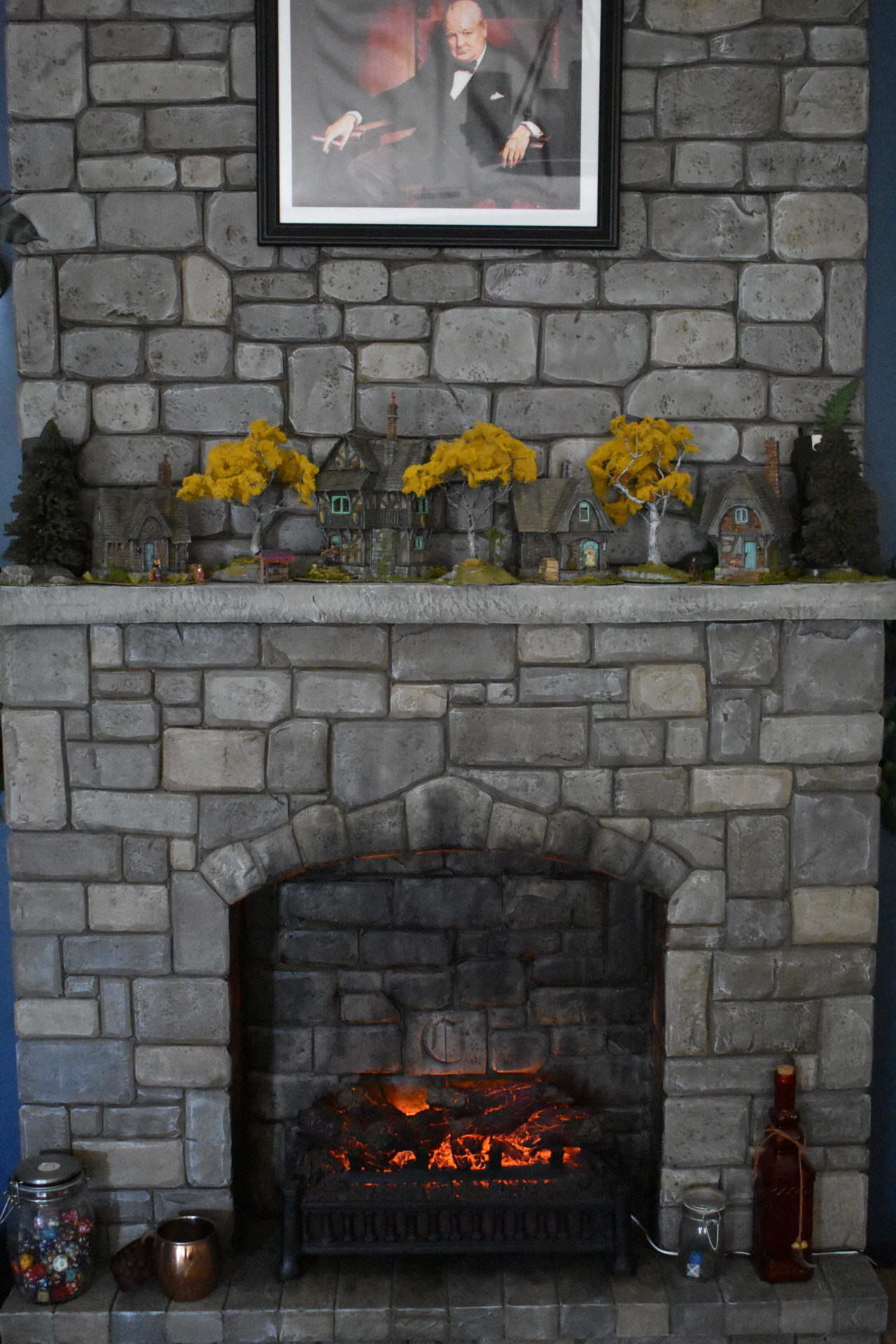 Painted Electric Fireplace Diy Electric Fireplace Before and after