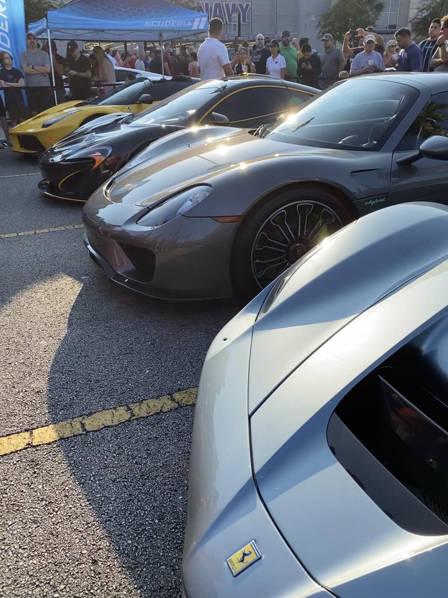 Holy Trinity at Cars and Coffee Houston Cars Club