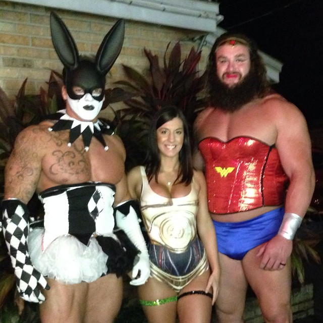 Braun Strowman in a Wonder Woman Costume SquaredCircle
