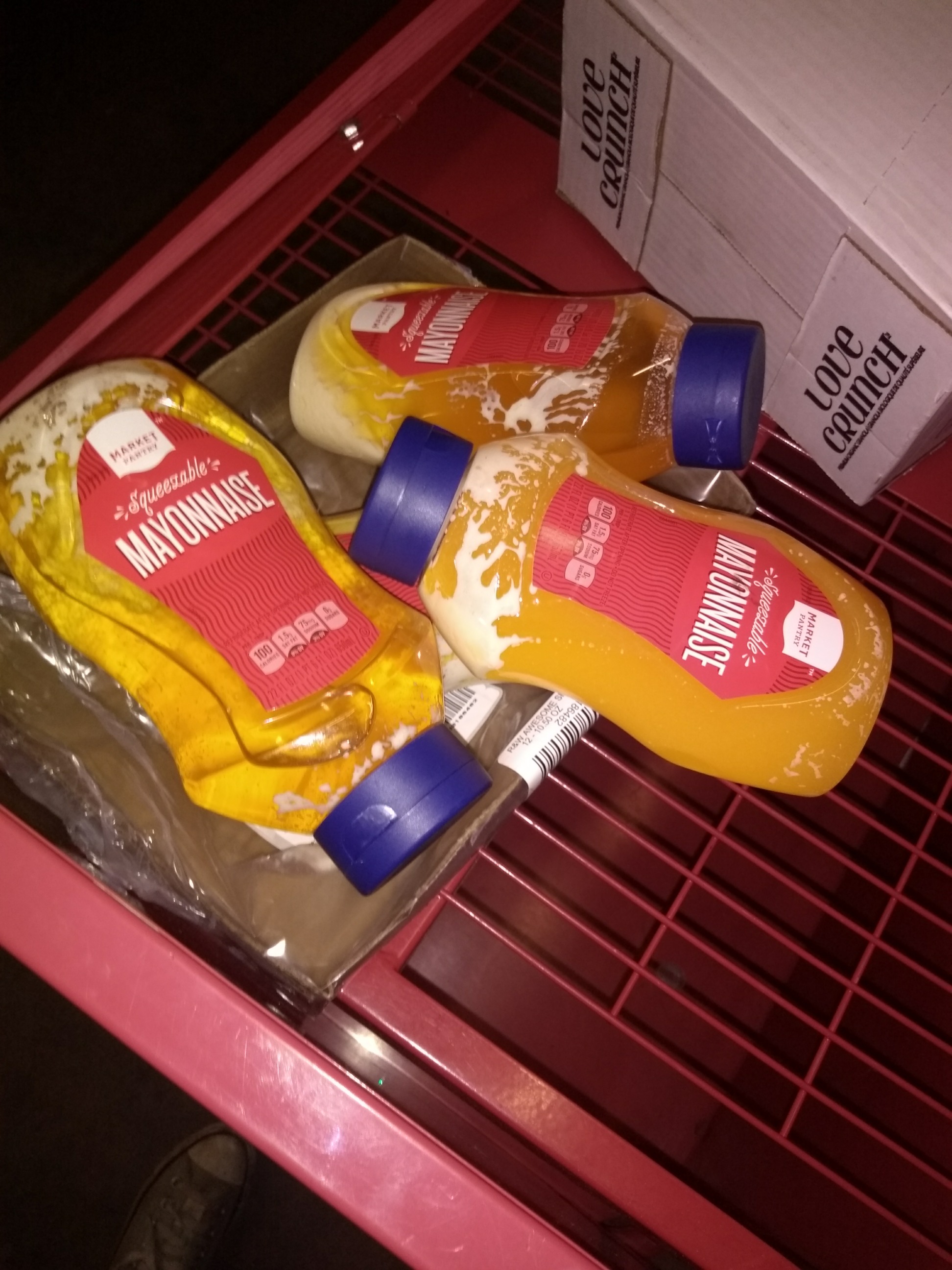 Separated due to cold, its happening to a lot of products. Lotions