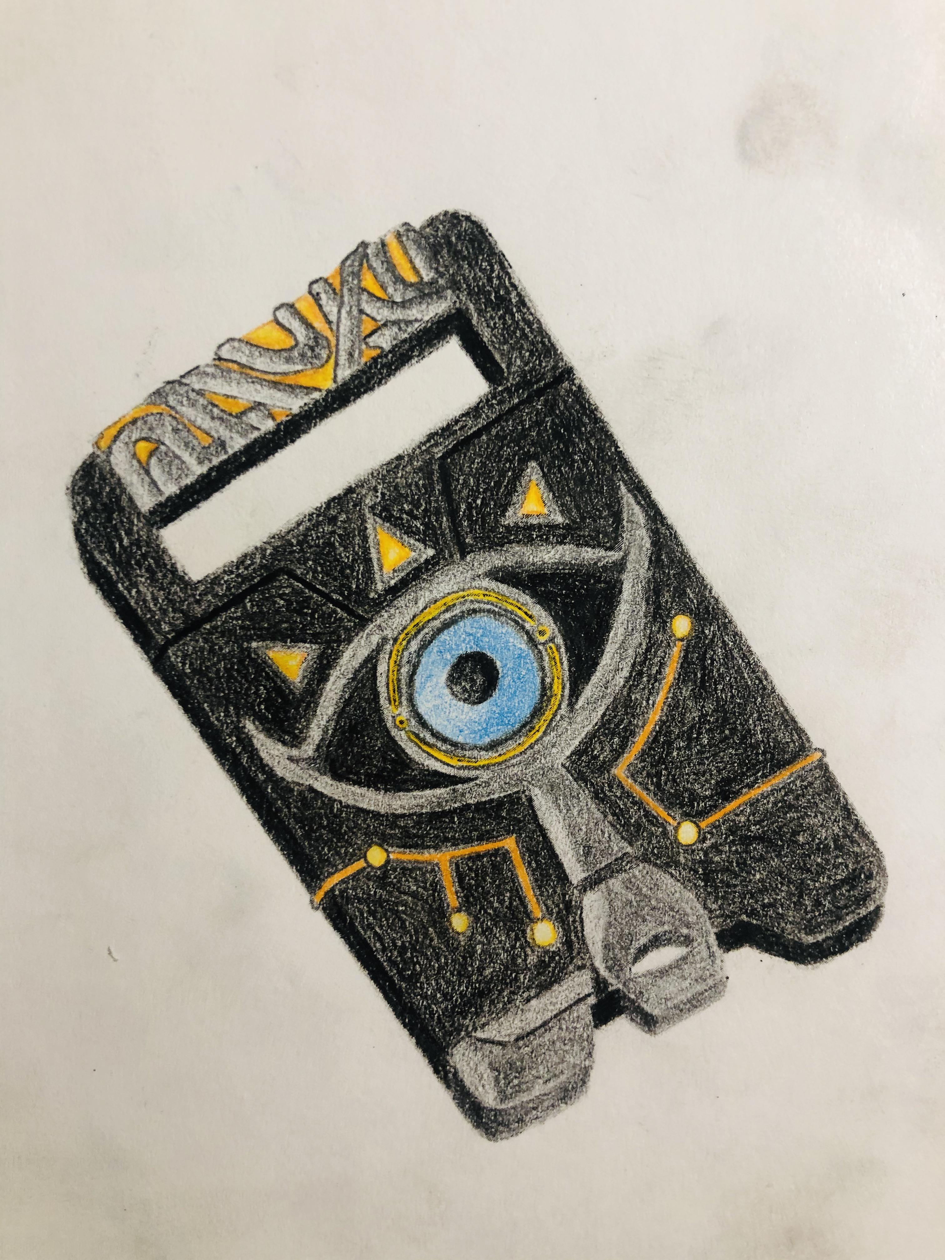 I colored my Sheikah Slate drawing, any suggestion? Breath_of_the_Wild