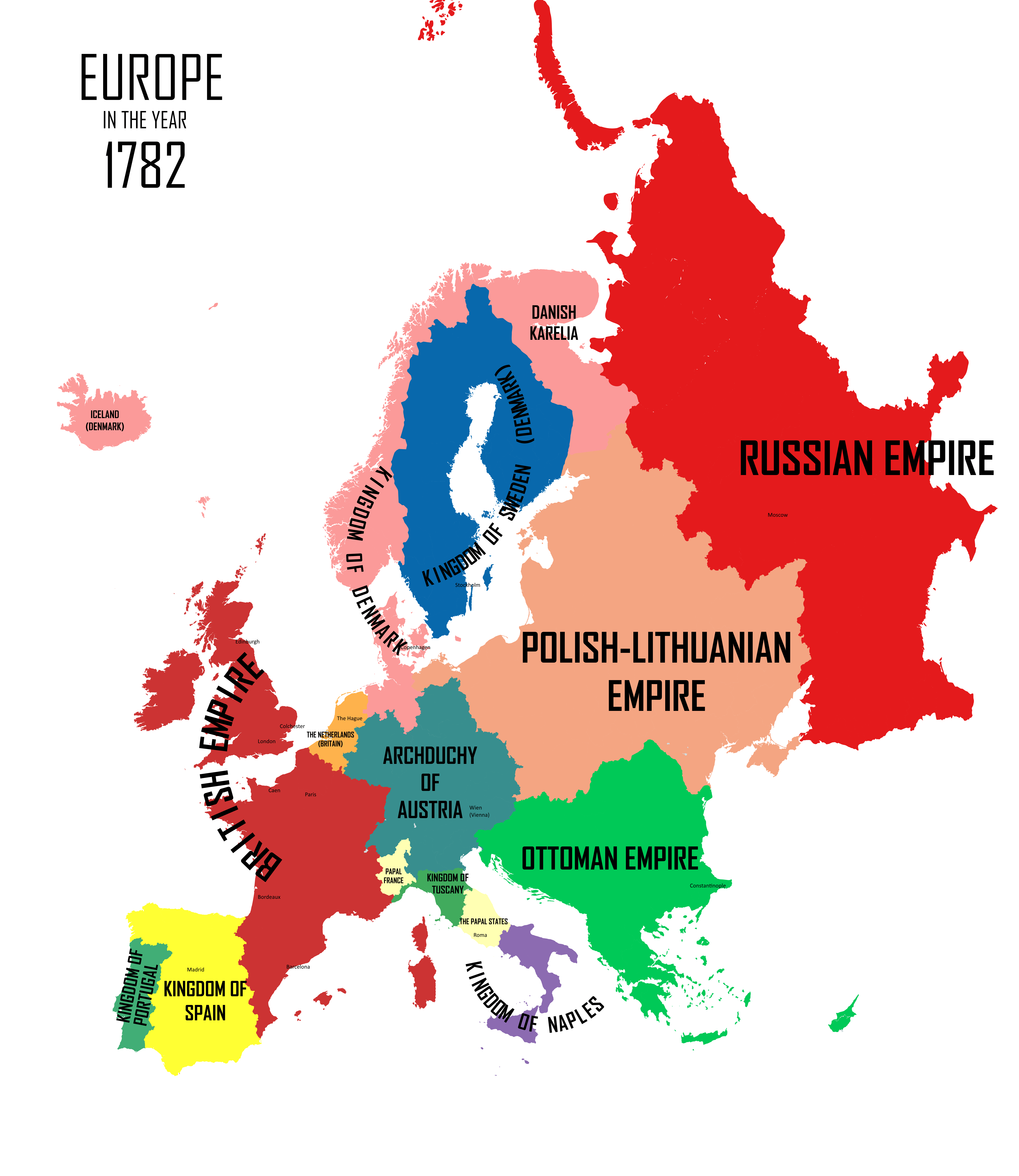 I made a map of my last EU4 campaign r/eu4