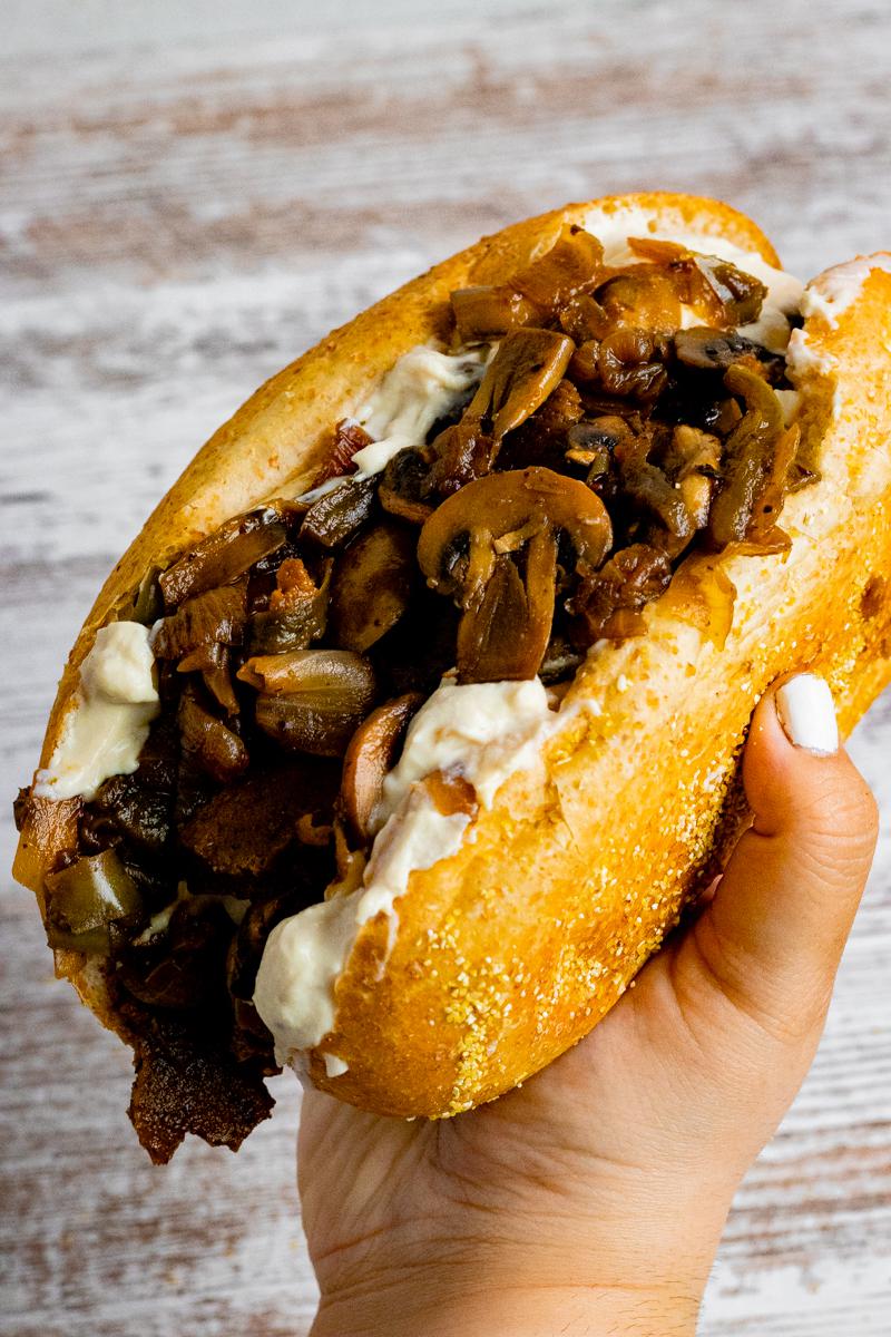 Vegan Seitan Philly Cheesesteak r/VegRecipes